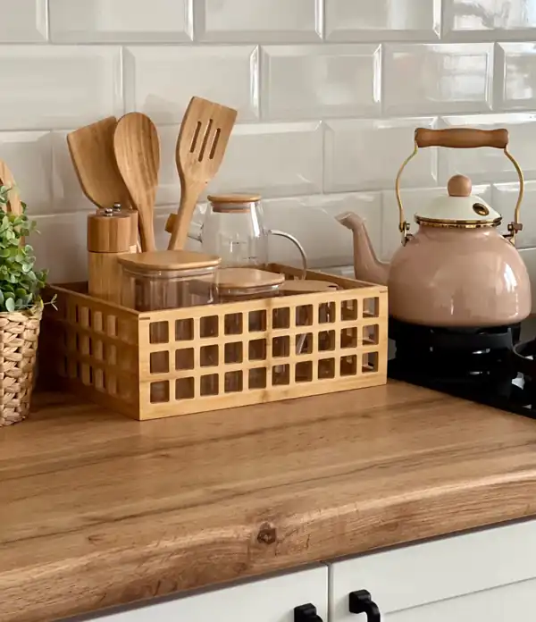 مدل های چیدمان کنار گاز چوبی