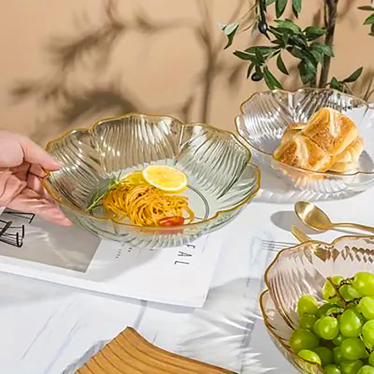 میوه خوری شیشه ای جدید