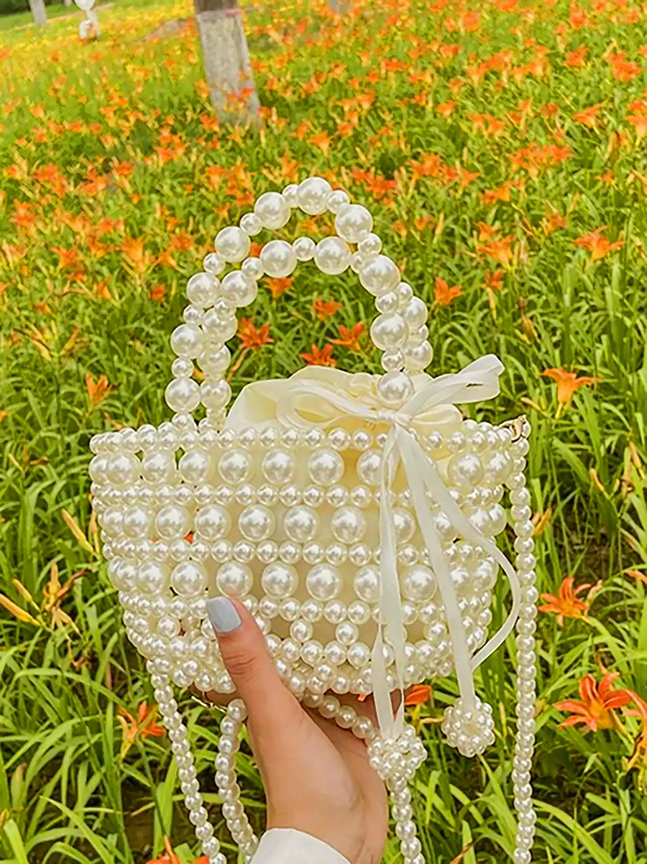 کیف شیک مرواریدی 