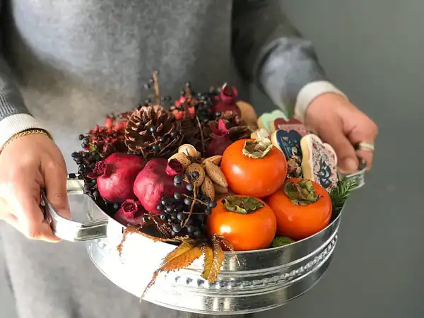 تزیین انار شب یلدا