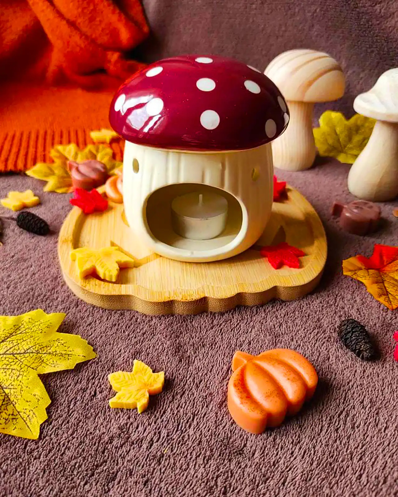 وارمر شمع سرامیکی قارچ
