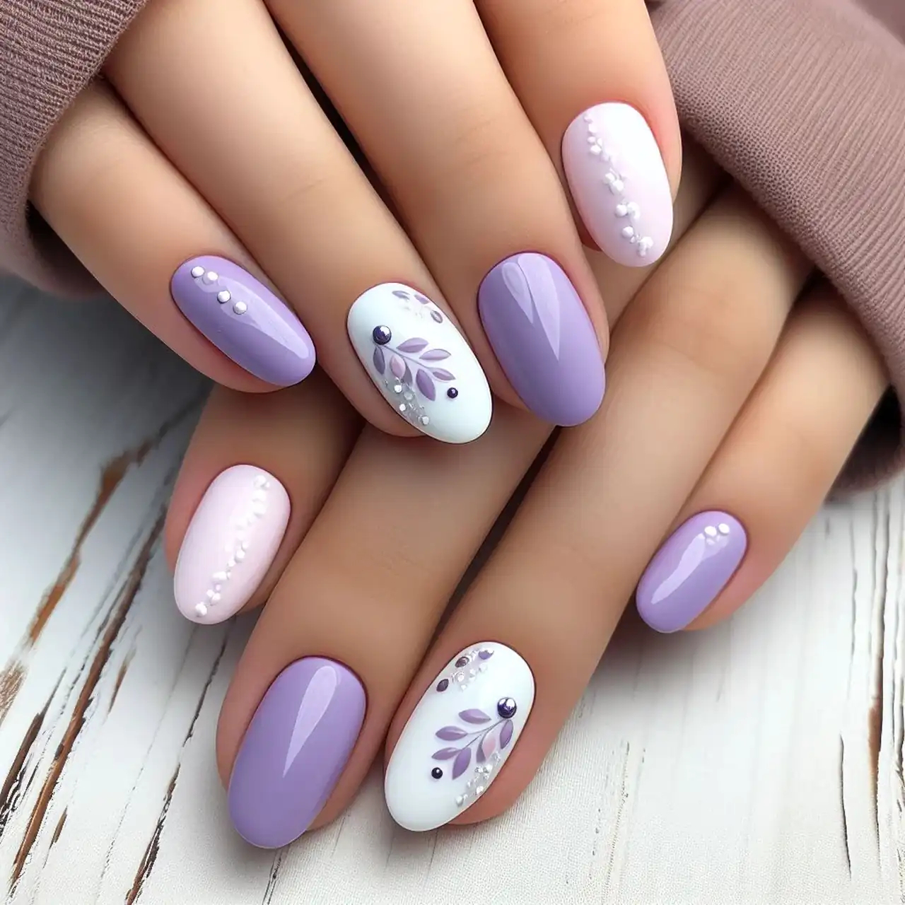 مدل لاک بنفش + زیباترین مدل های لاک بنفش ترند امسال بسیار کیوت و خوشگل