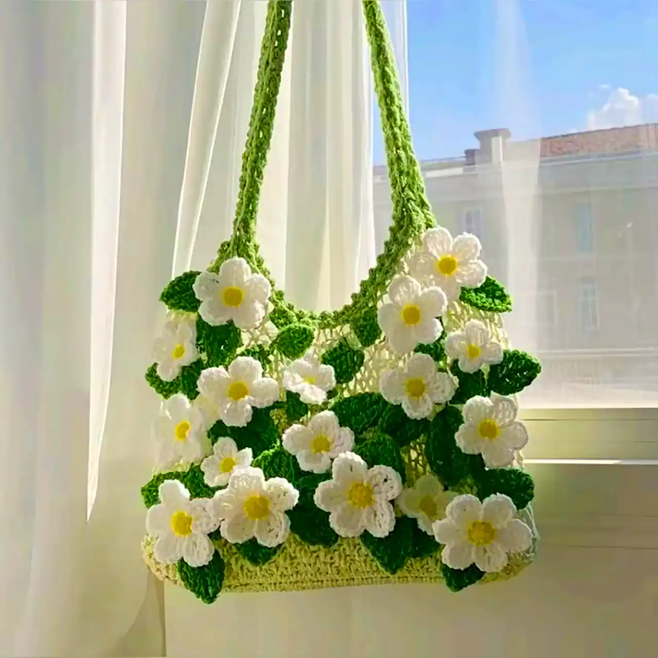 کیف قلاب بافی دخترانه