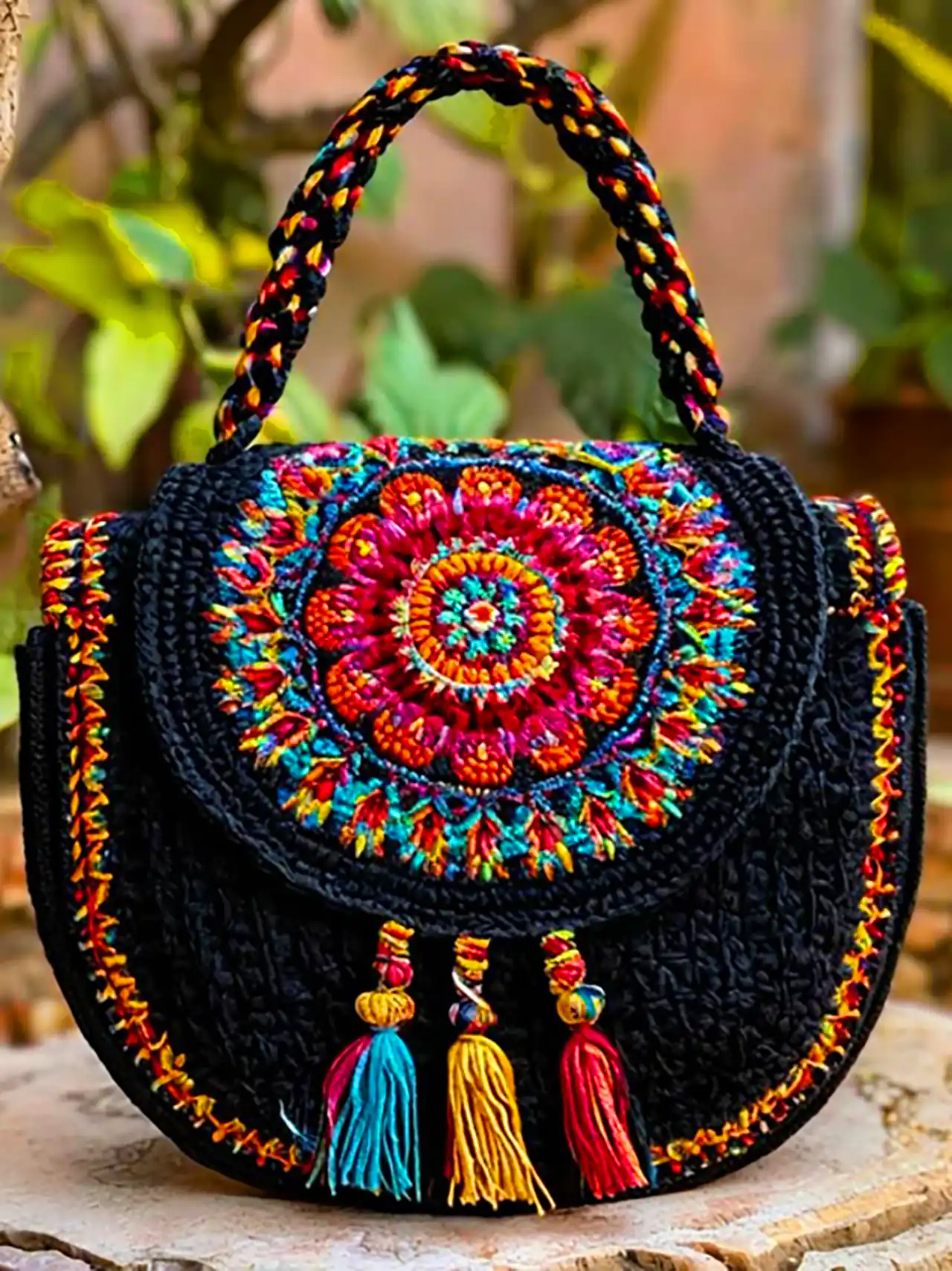 کیف قلاب بافی جذاب