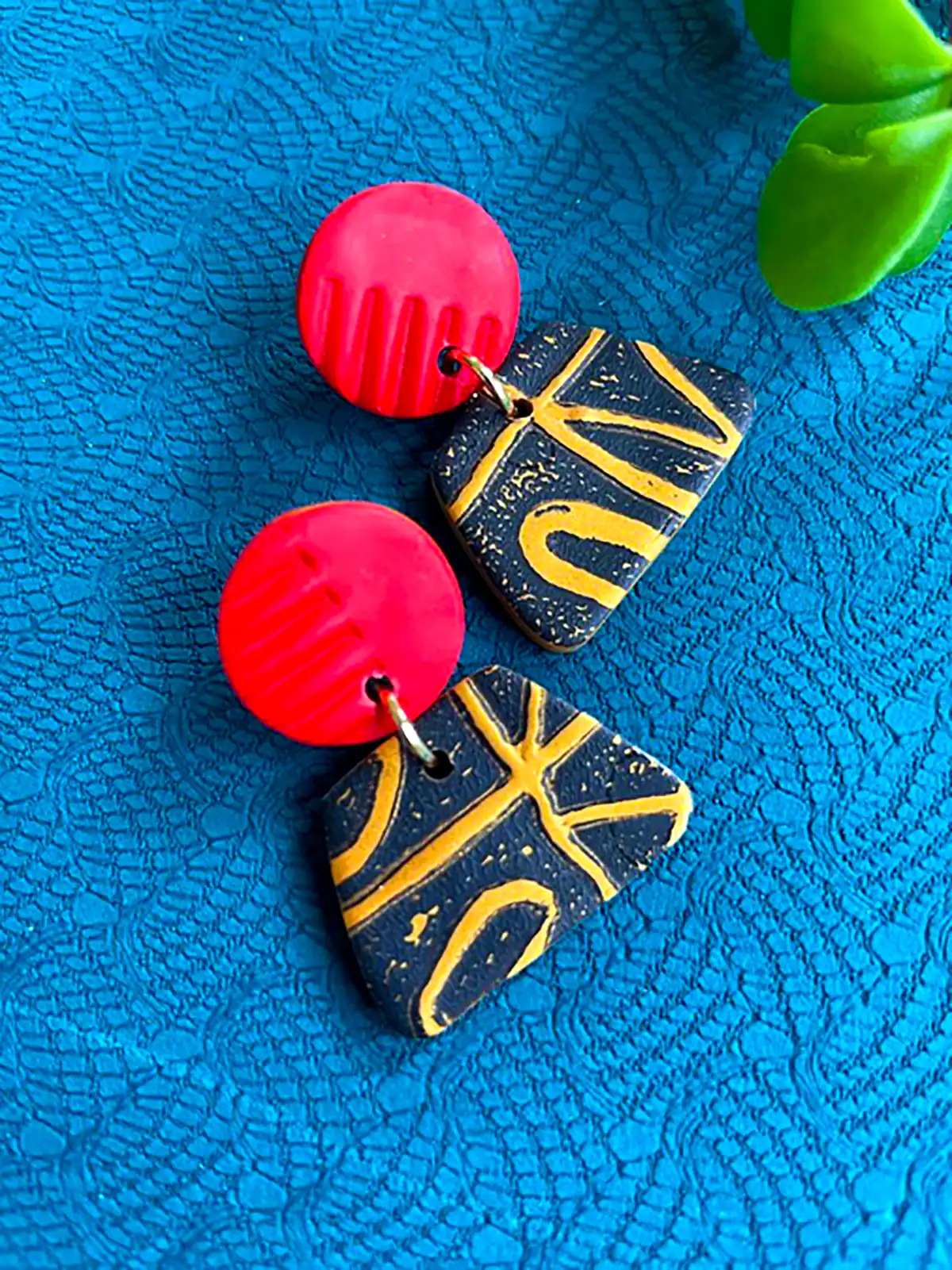 گوشواره رنگی رنگی فانتزی