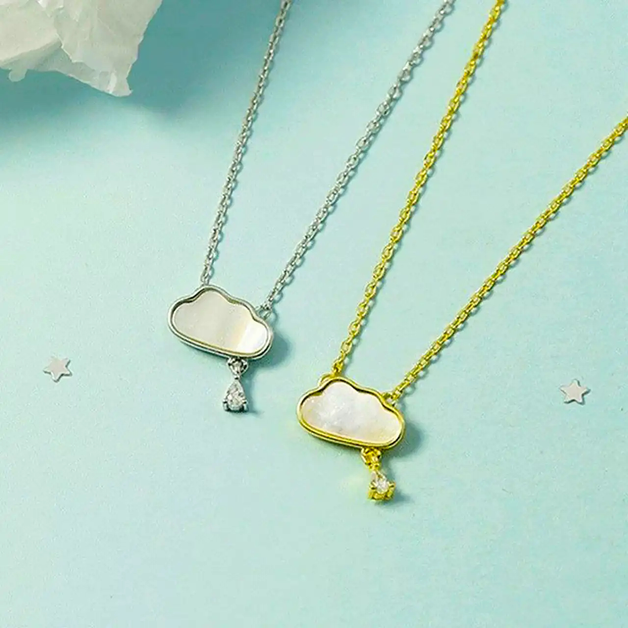 گردنبند طرح ابر