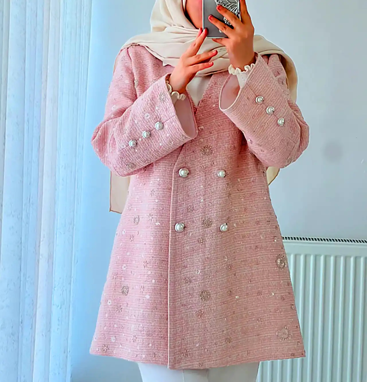 مانتو باحجاب پوشیده و راحت