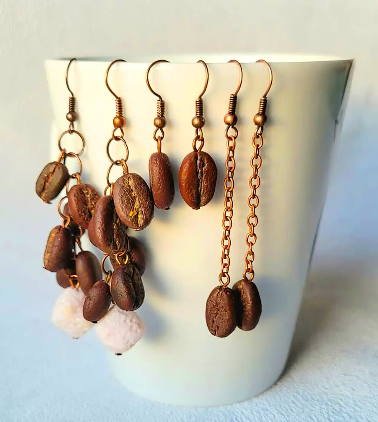 زیورآلات دستساز با الهام از قهوه