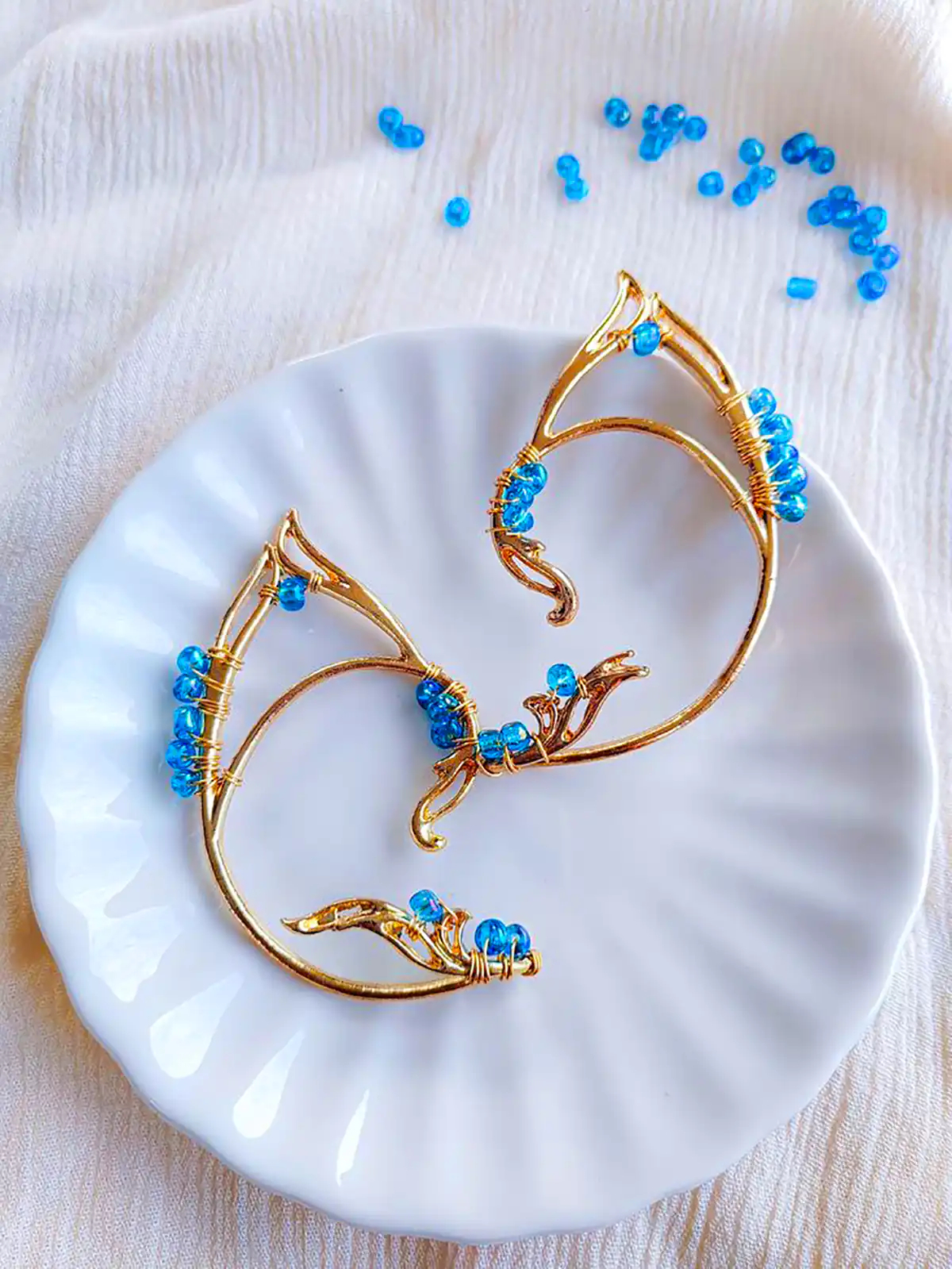 گوشواره ایرکاف نگین دار 