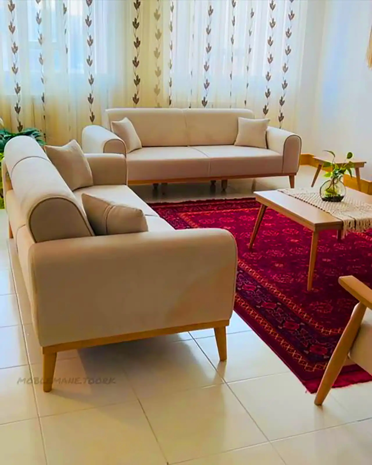 دیزاین خونه با فرش لاکی 