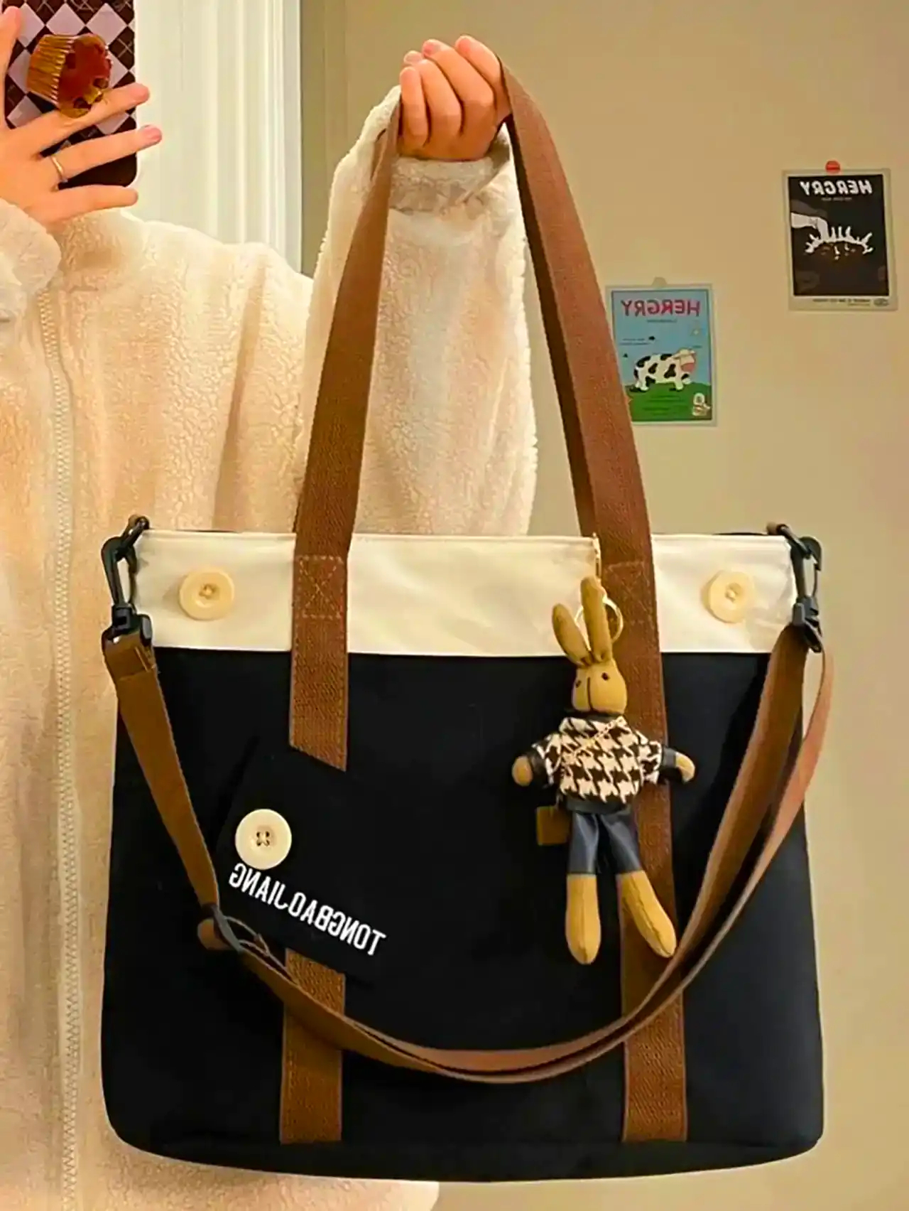 کیف جا دار دانشجویی شیک