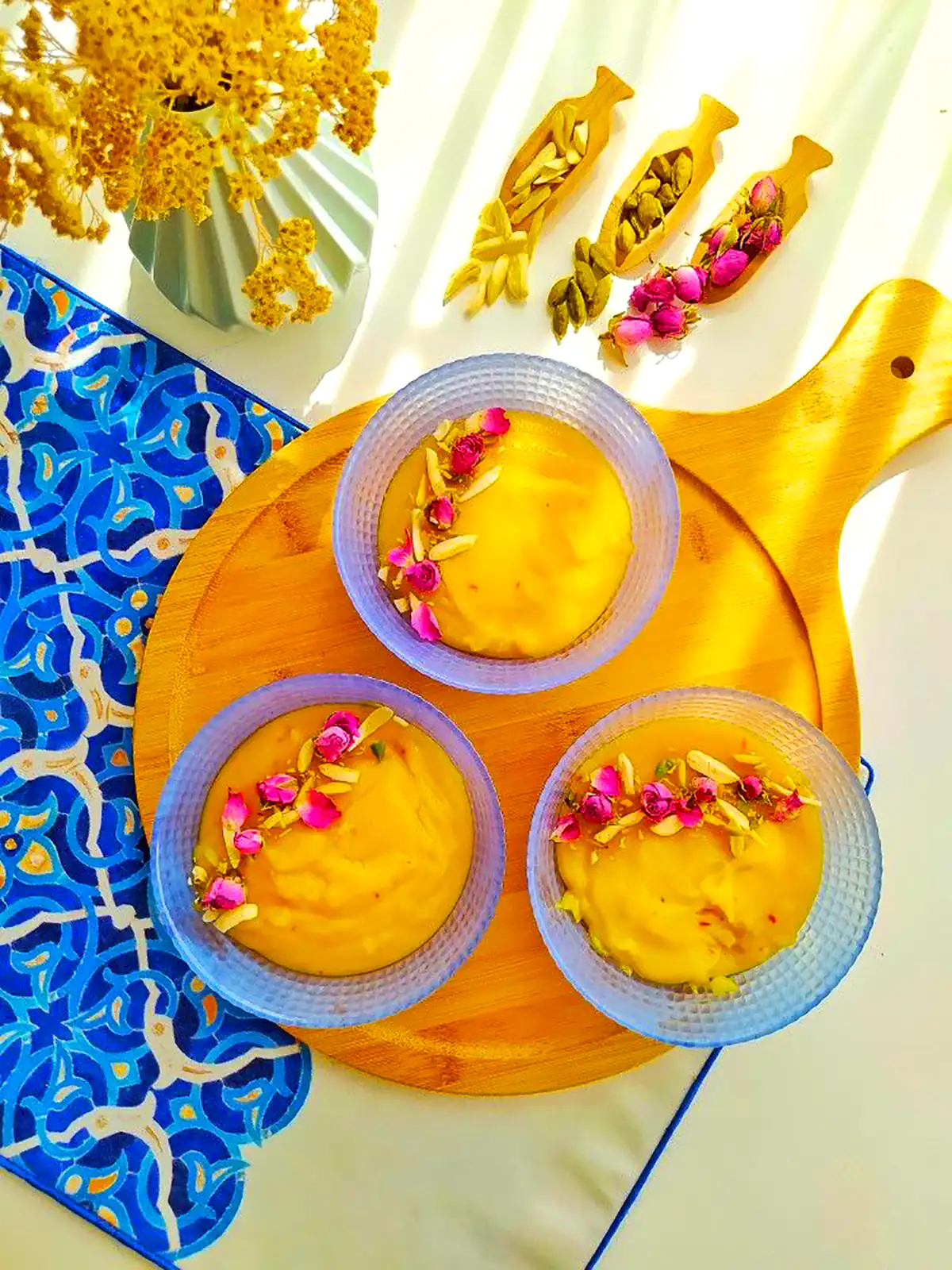 تزئین شله زرد مجلسی