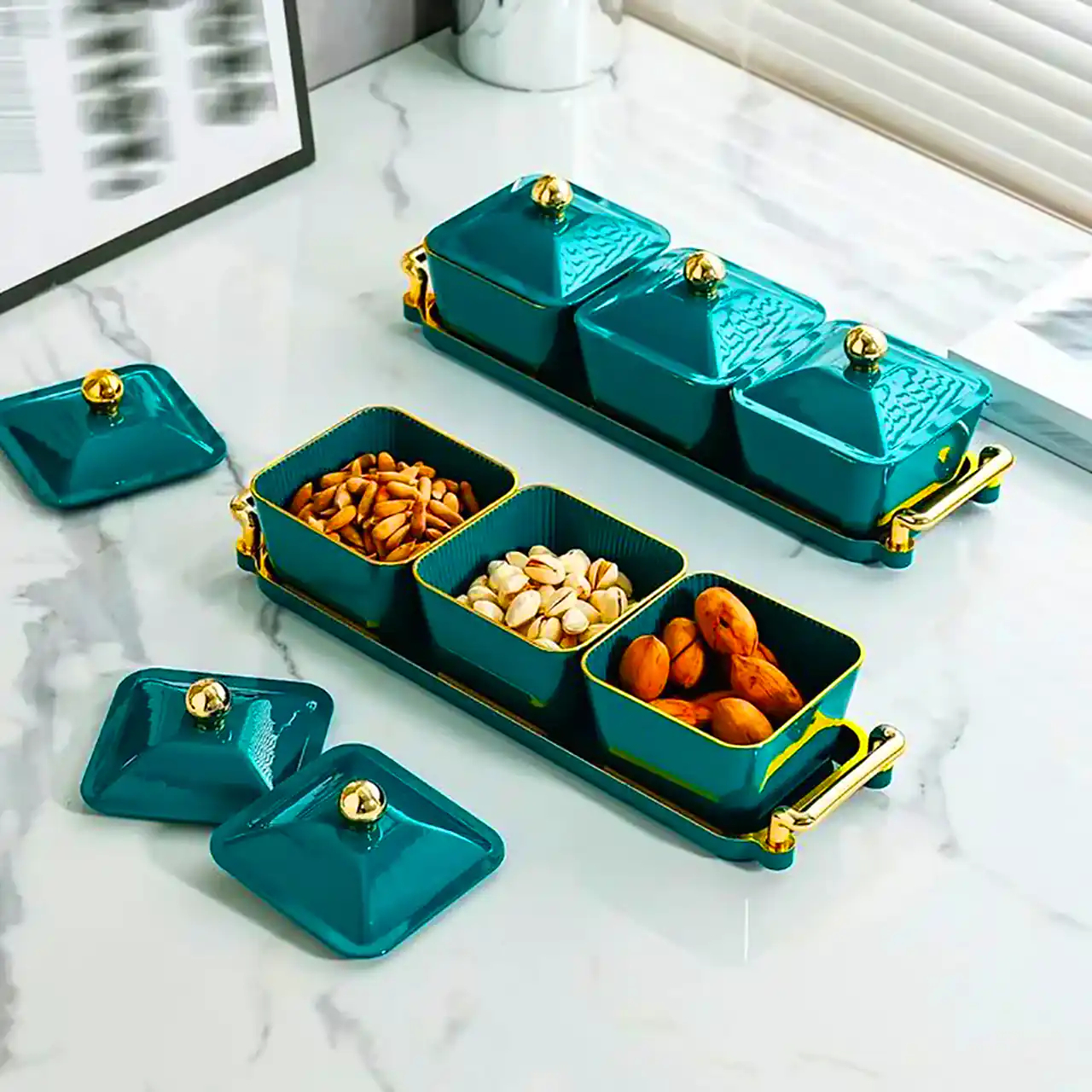 ظرف سفالی سرو تنقلات 