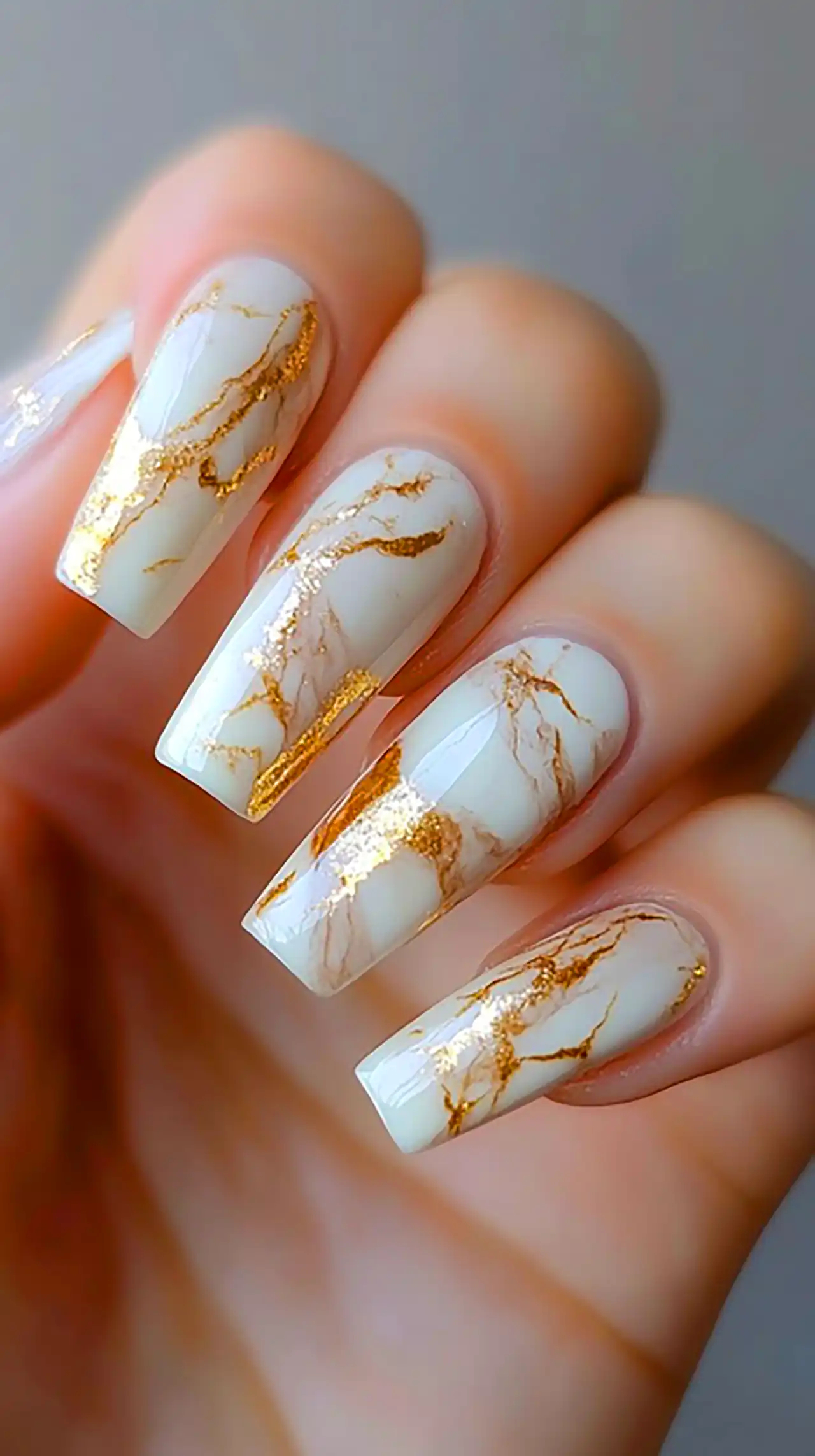 طرح ناخن شیک ماربل 