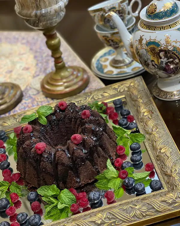 تزیین روی کیک ساده