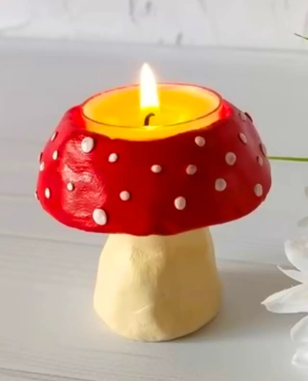 وارمر شمع سرامیکی قارچ