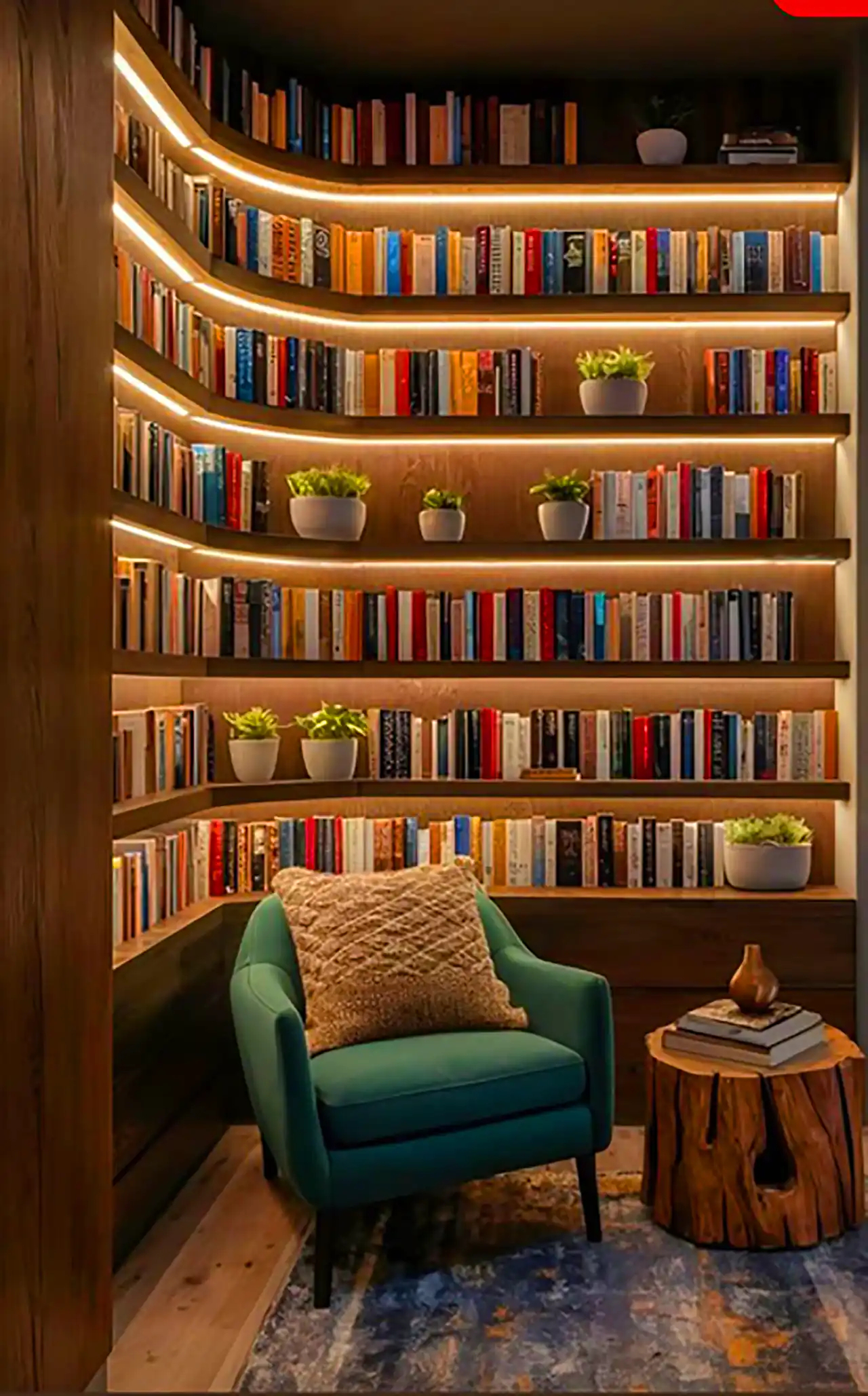 انواع دکور کتابخانه کاربردی