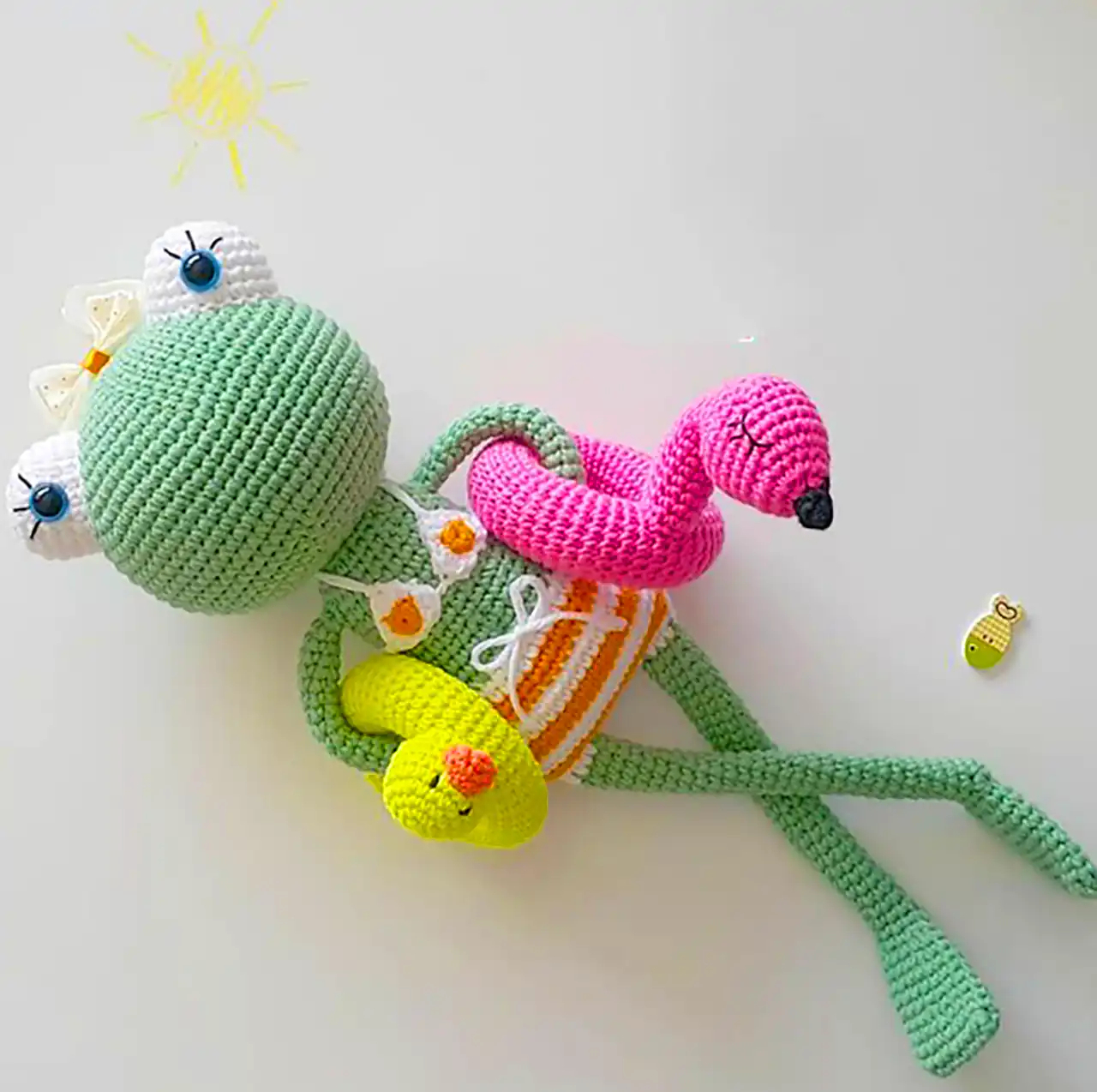 قورباغه دستبافت کیوت