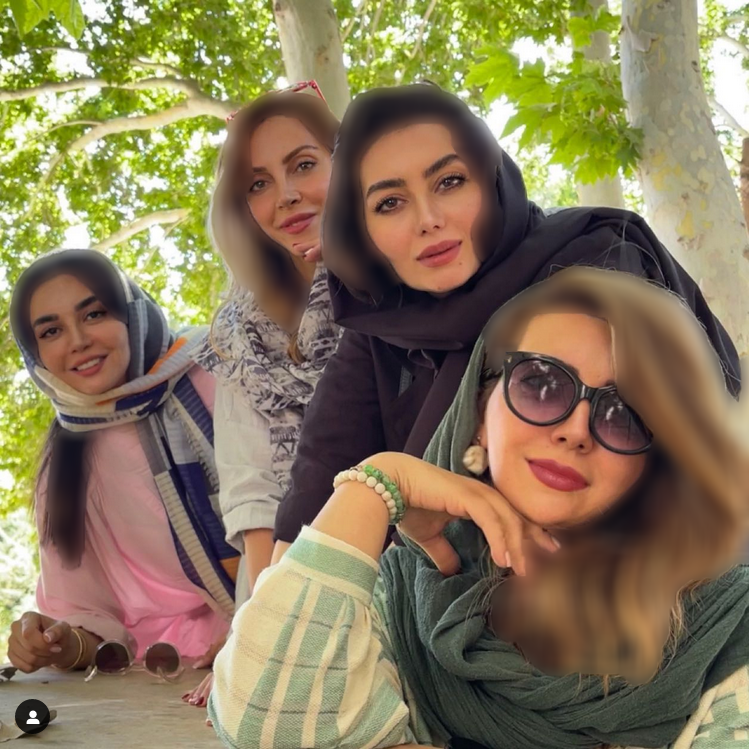 مهمانی ویلایی خانم بازیگر نون خ با این زنان زیبا