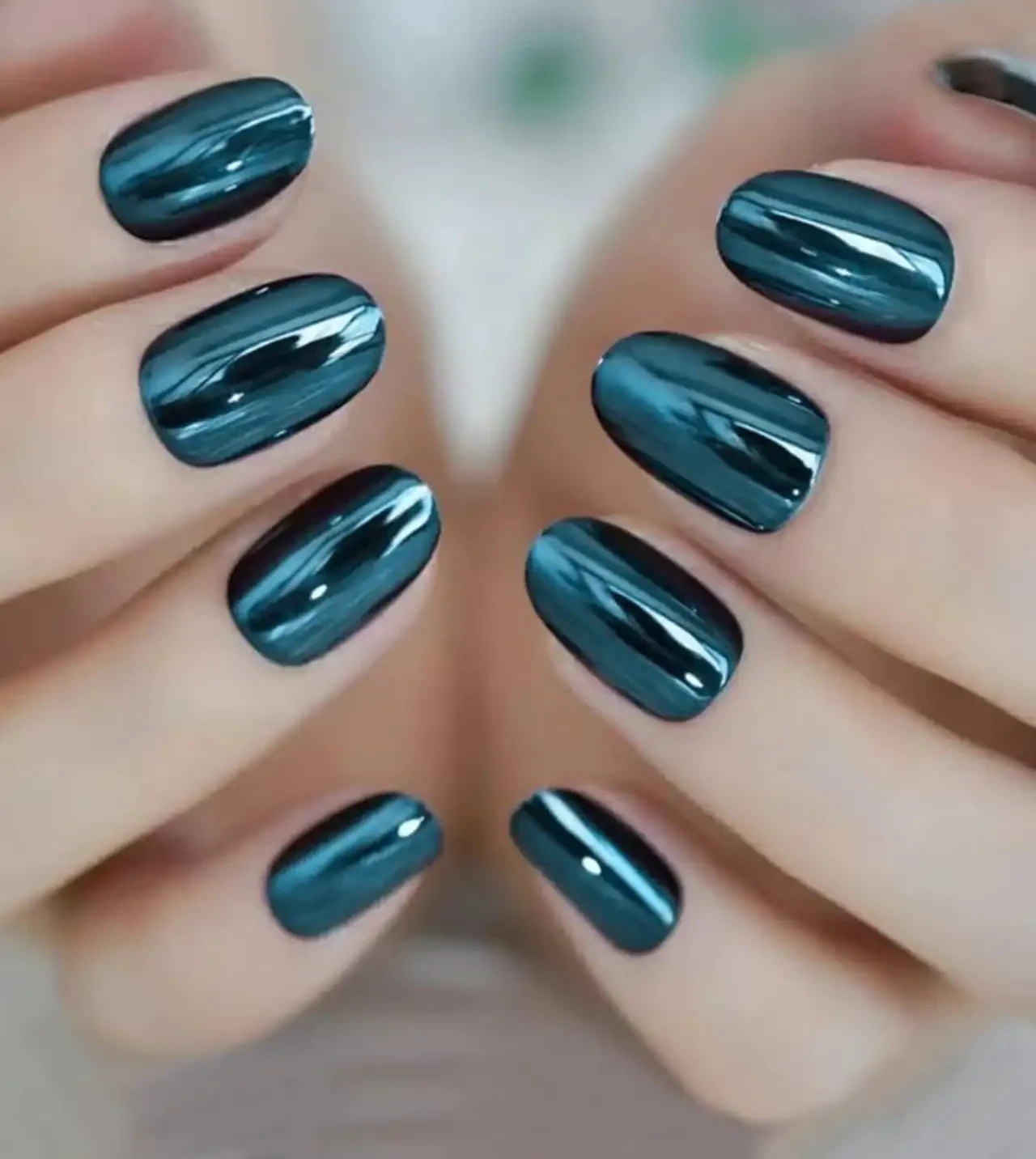 ناخن مدل آینه ای + زیباترین مدل های ناخن مدل آینه ای ترند امسال