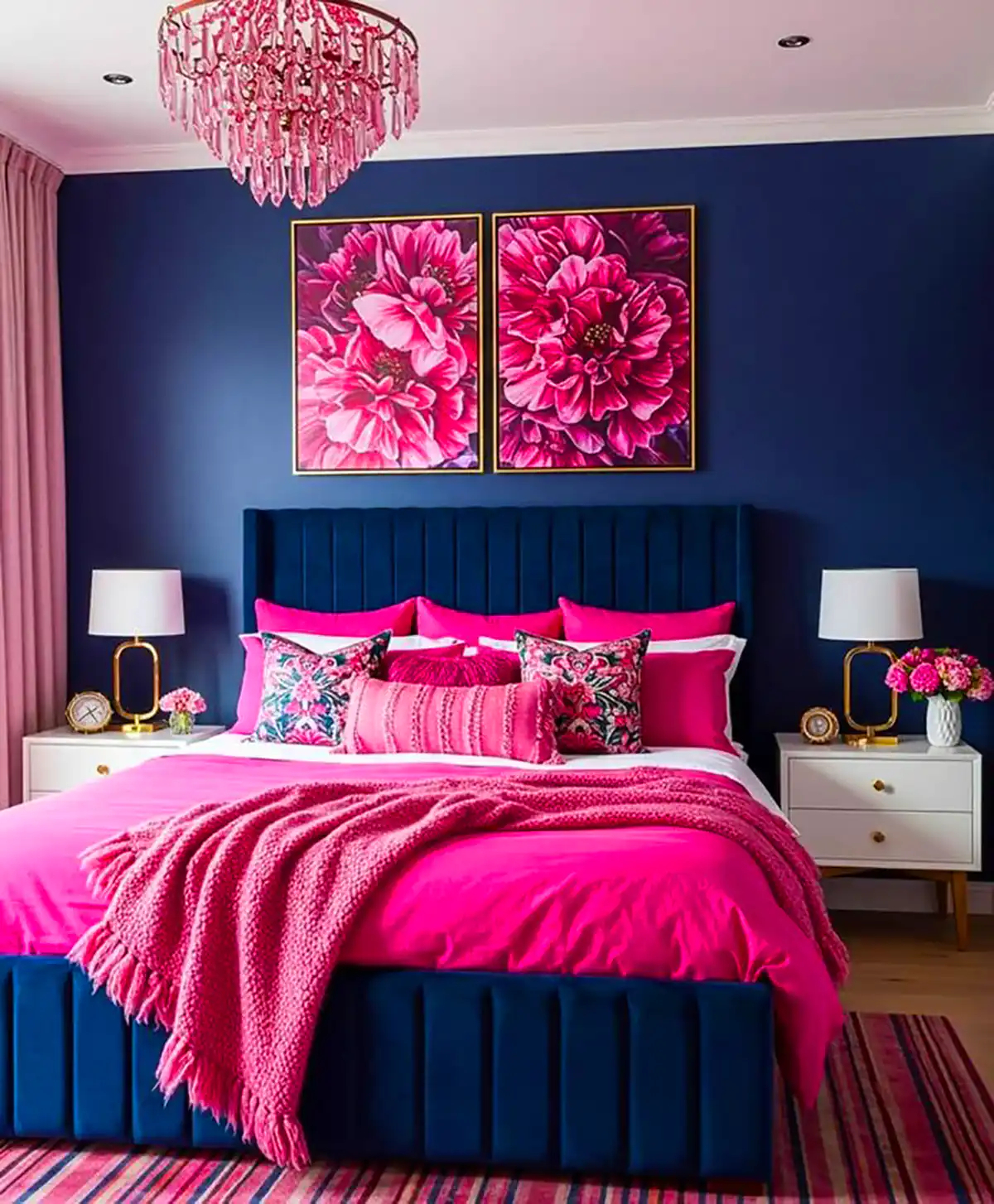 دیزاین مینیمال با تم سرخابی