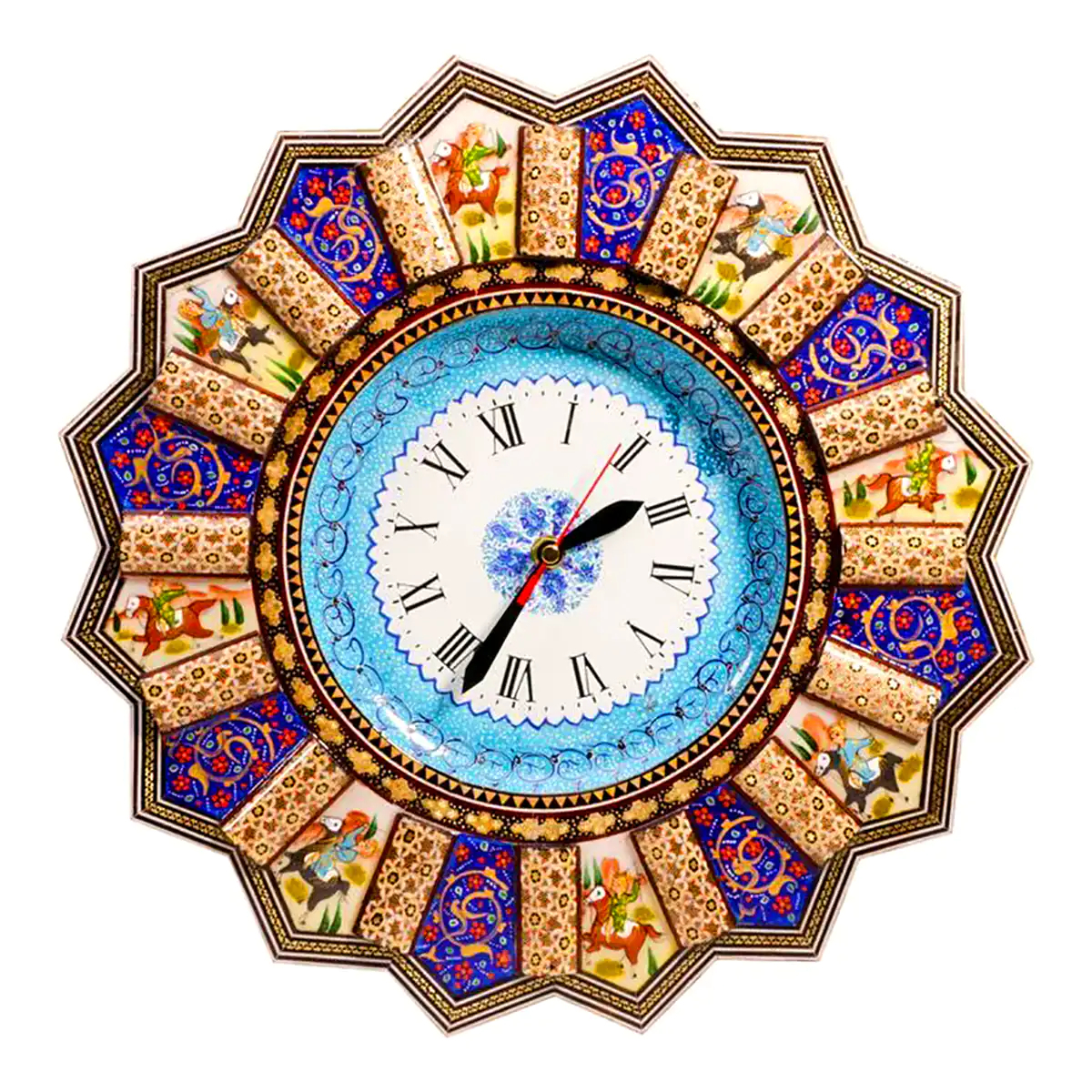 ساعت دیواری خاتم کاری