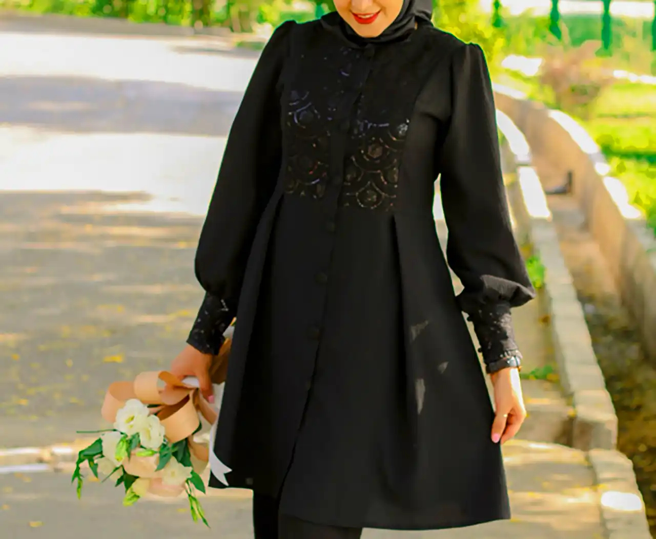 مانتو پوشیده شیک و دلنشین 