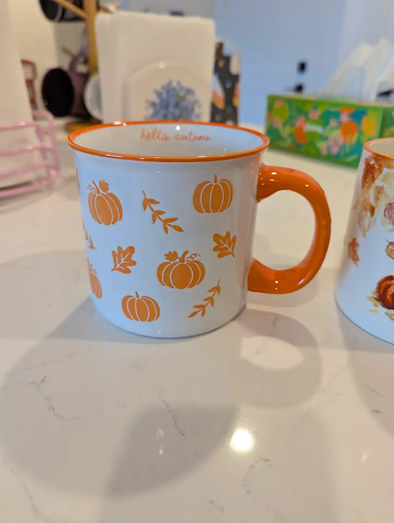 ماگ سرامیکی طرح پاییزی