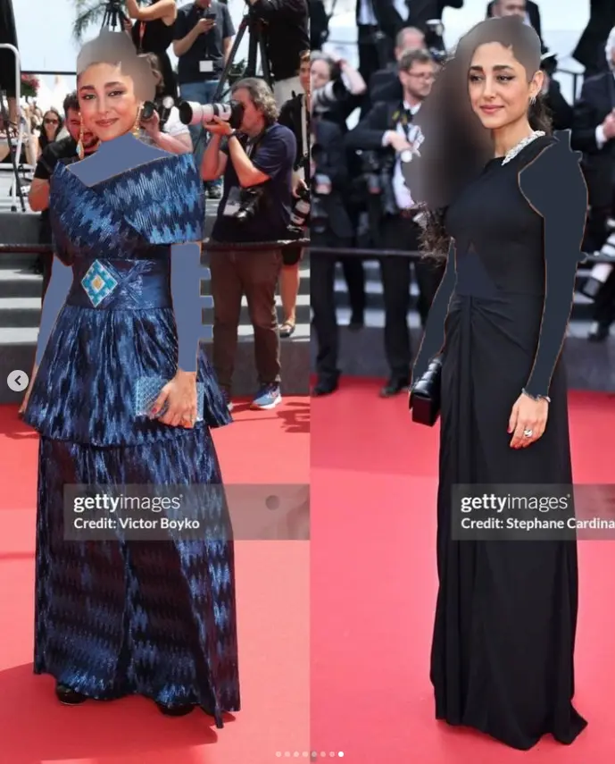 لباس گلشیفته در جشنواره کن امسال