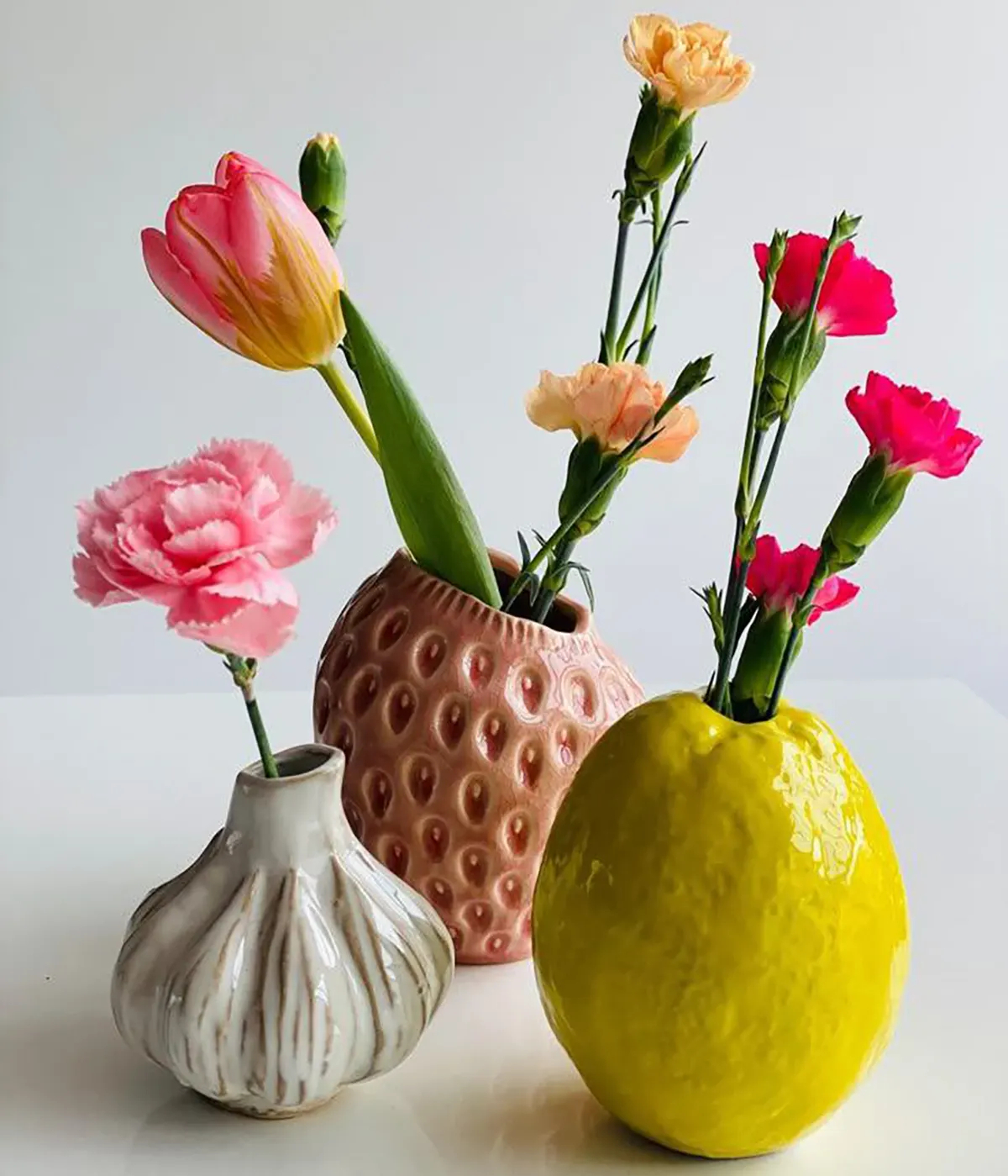 گلدان رومیزی طرح میوه