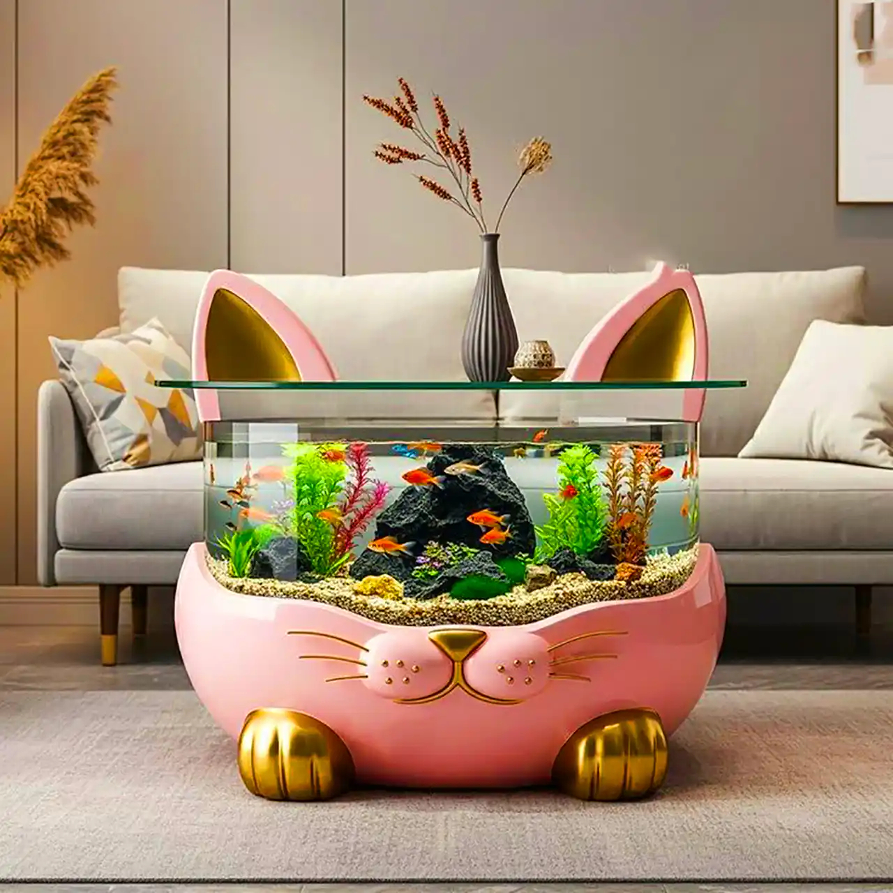 آکواریوم مدل مینی شیشه ای