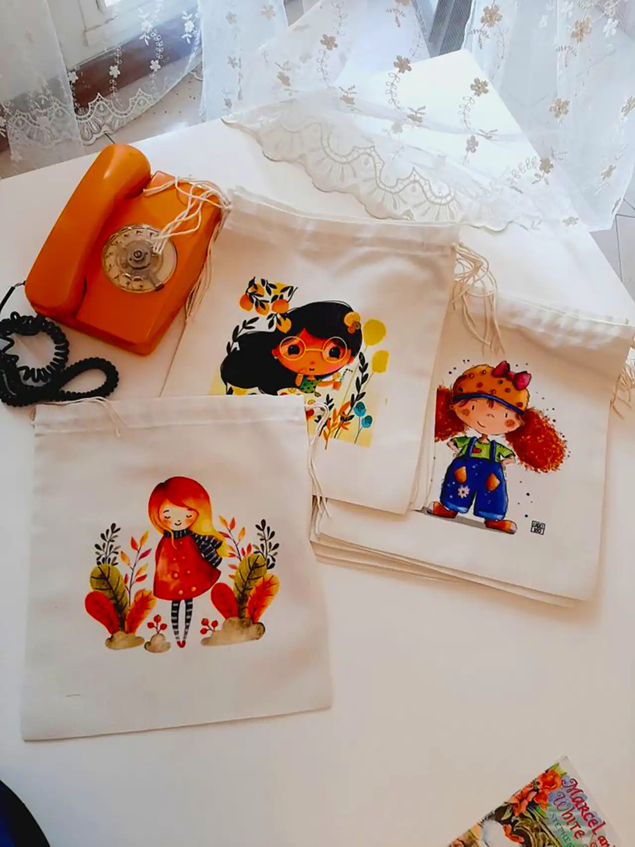 کیسه پارچه ای فانتزی