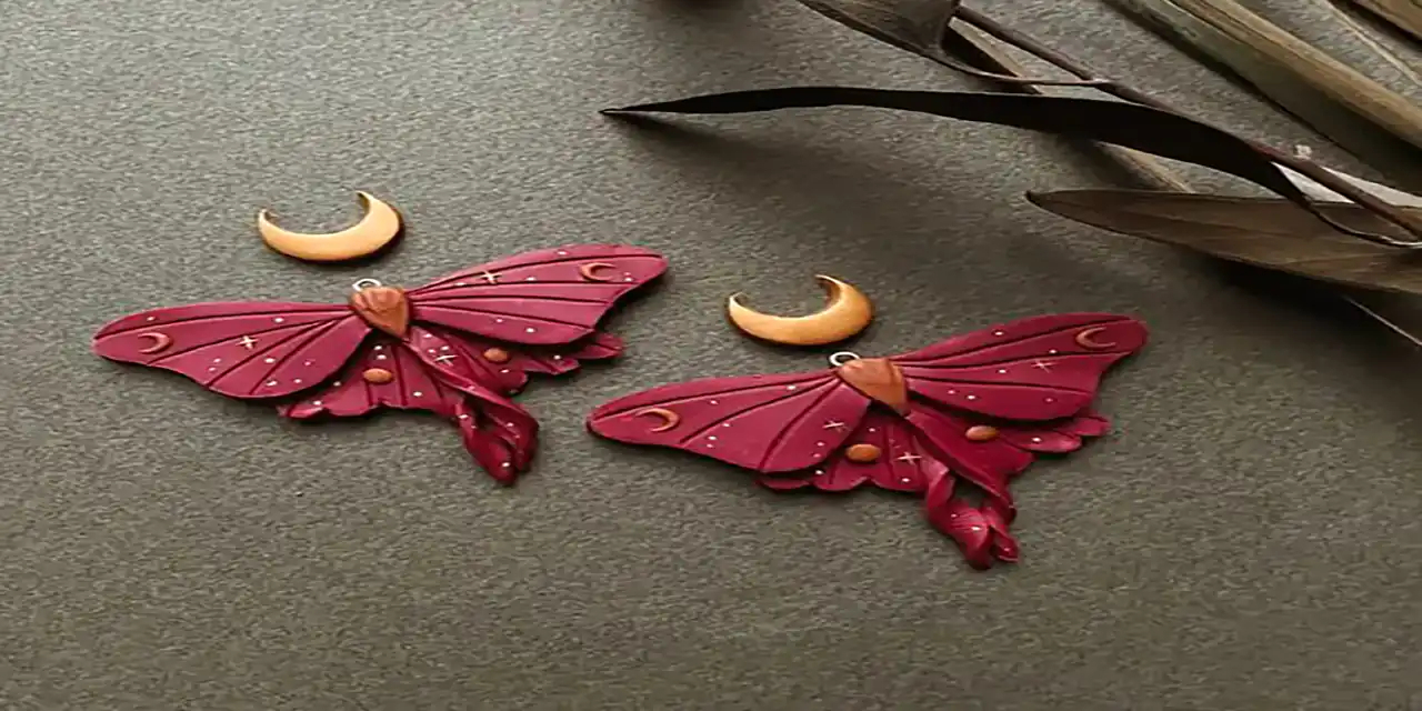 طرح گوشوارههای سفالی با سبک بوهمین