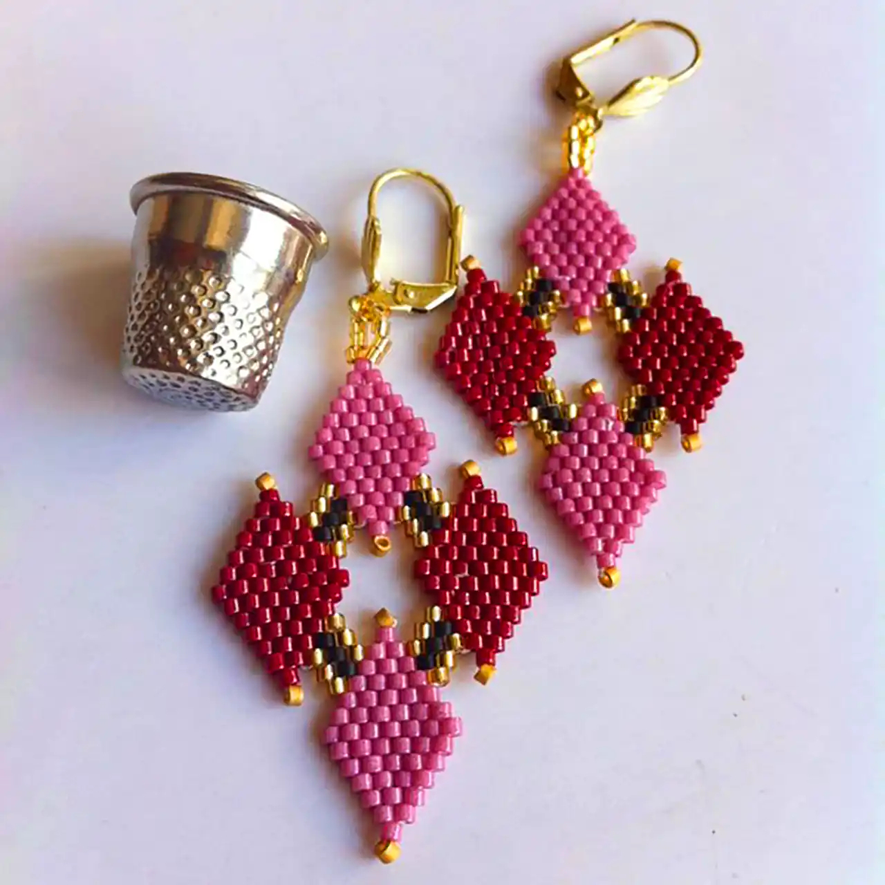 گوشواره با منجوق میوکی