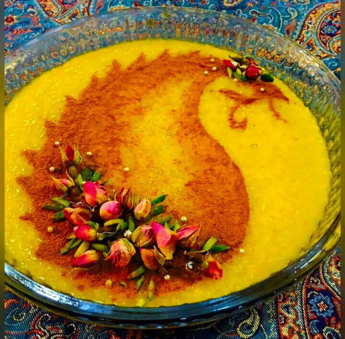 تزئین شله زرد مجلسی