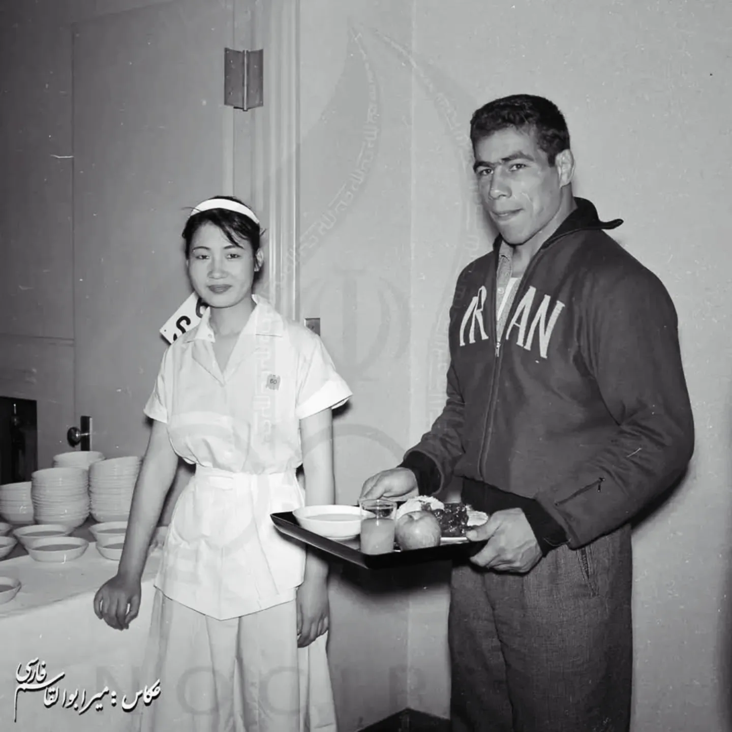 سفر در زمان / عکس زنده یاد تختی در بازی های آسیایی ژاپن 1958