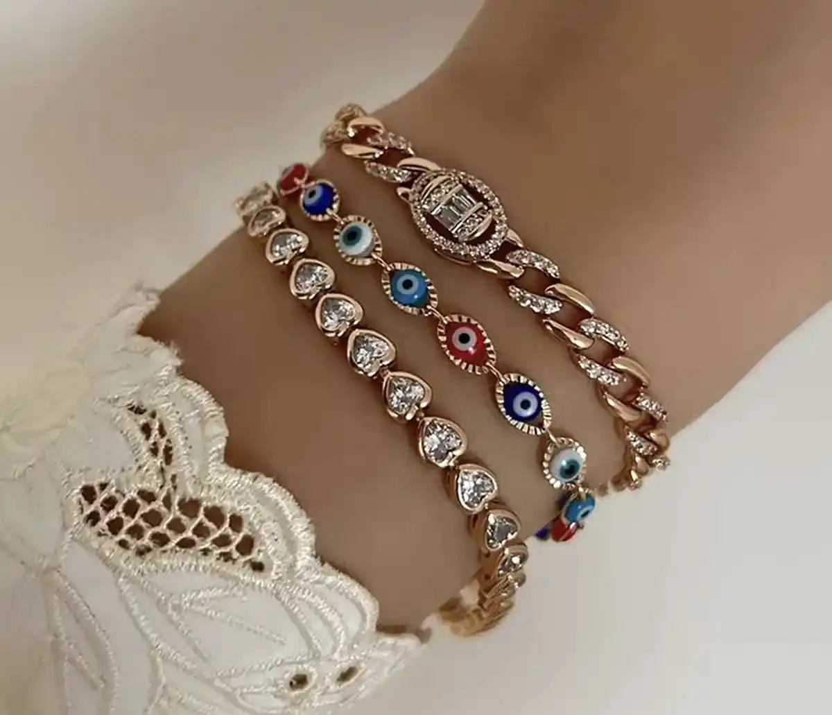 دست بند ست اکسسوری دخترانه اماتا گالری ساعت دخترانه فروش اکسسوری 