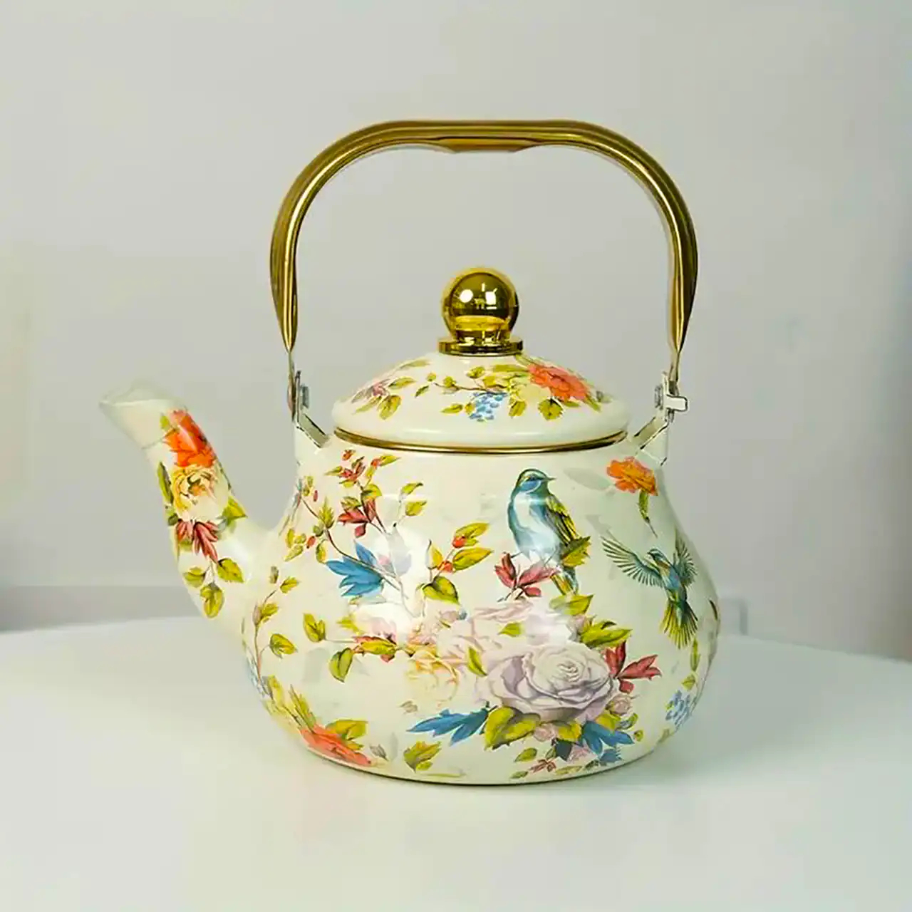 کتری سرامیکی طرح گل