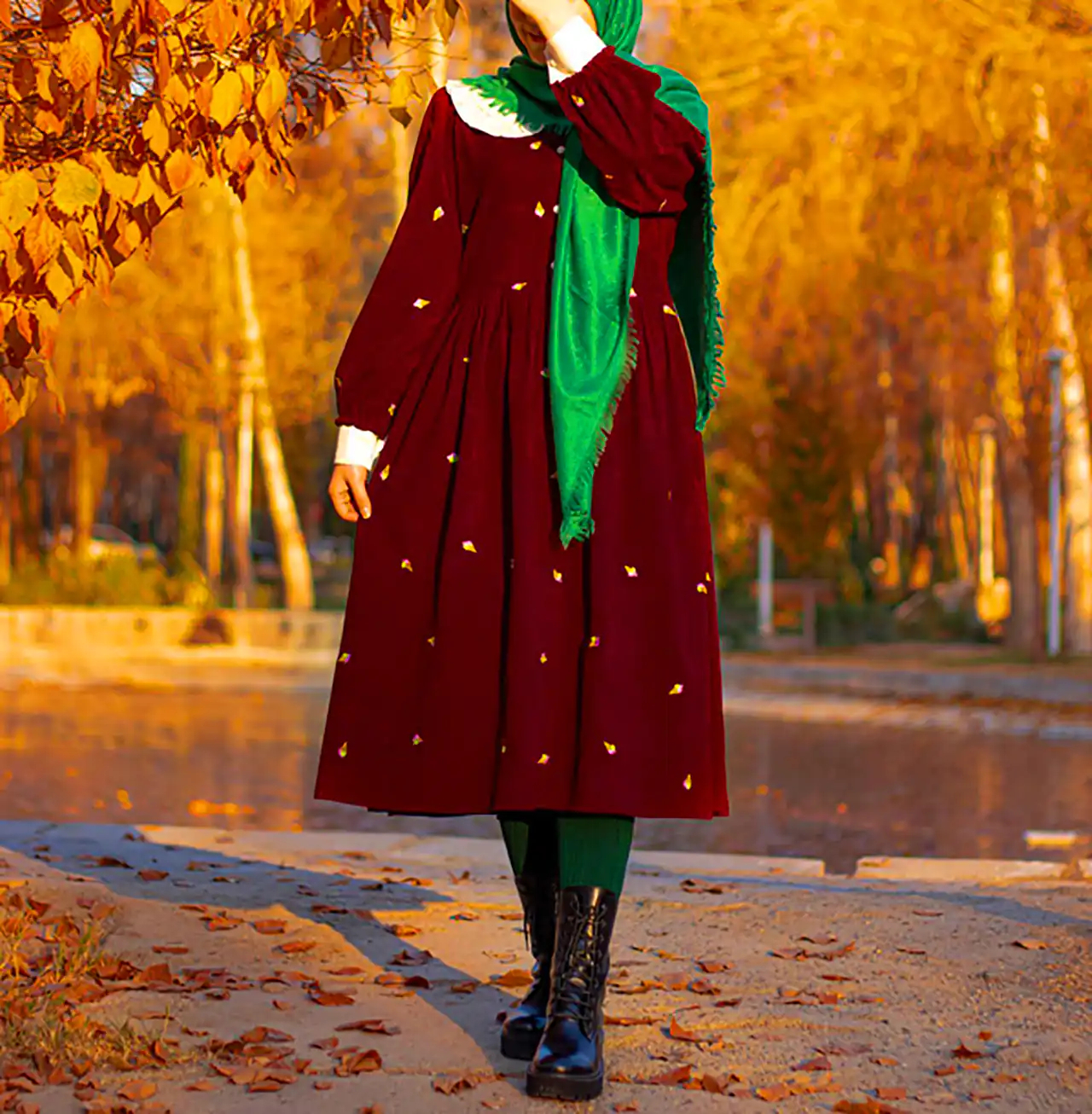 مانتو باحجاب شیک و امروزی