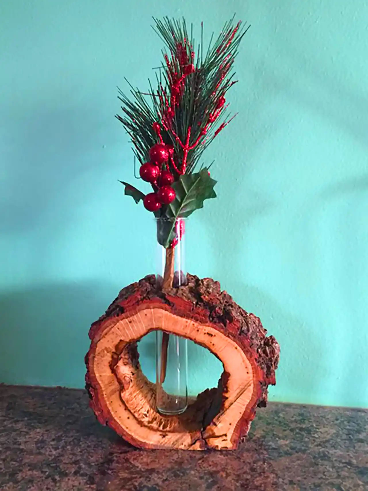 گلدان چوبی دکوری