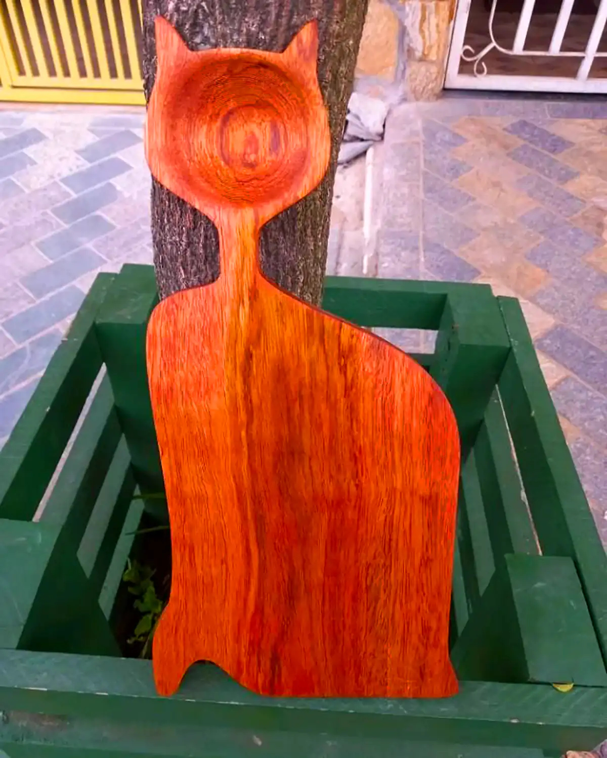 سینی سرو چوبی طرح حیوانات