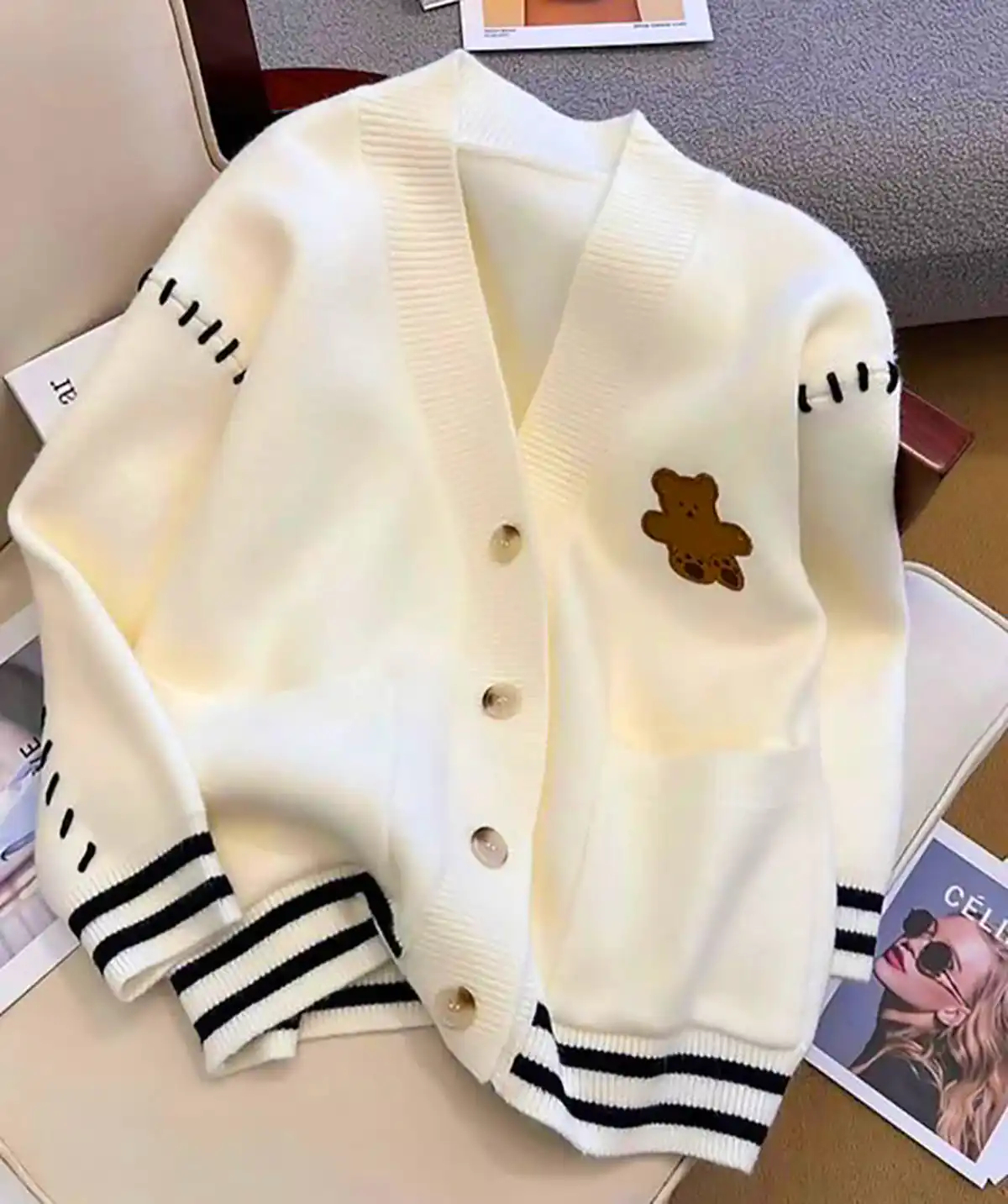 بلوز بافت زنانه شیک