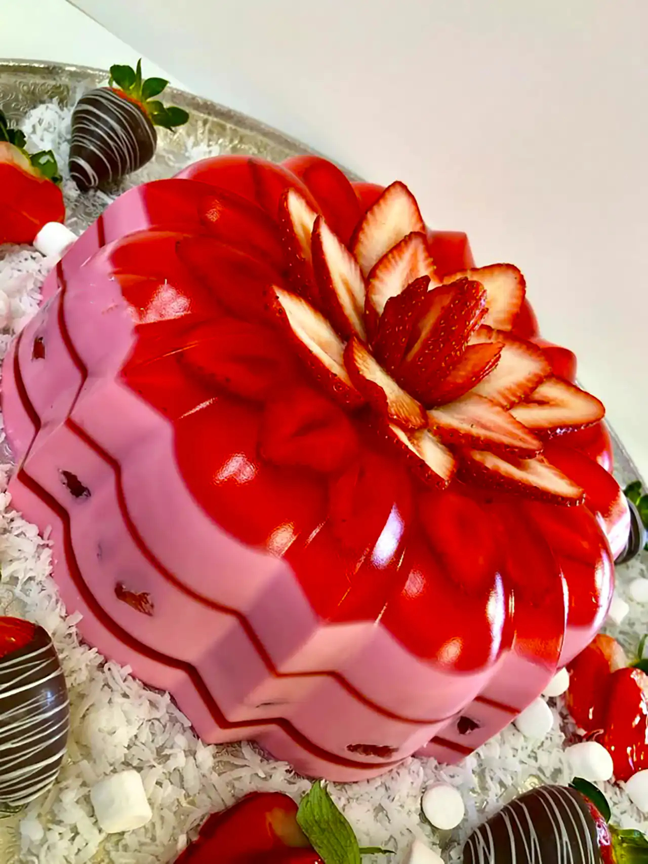 دسر ژله ای پاییزی جذاب