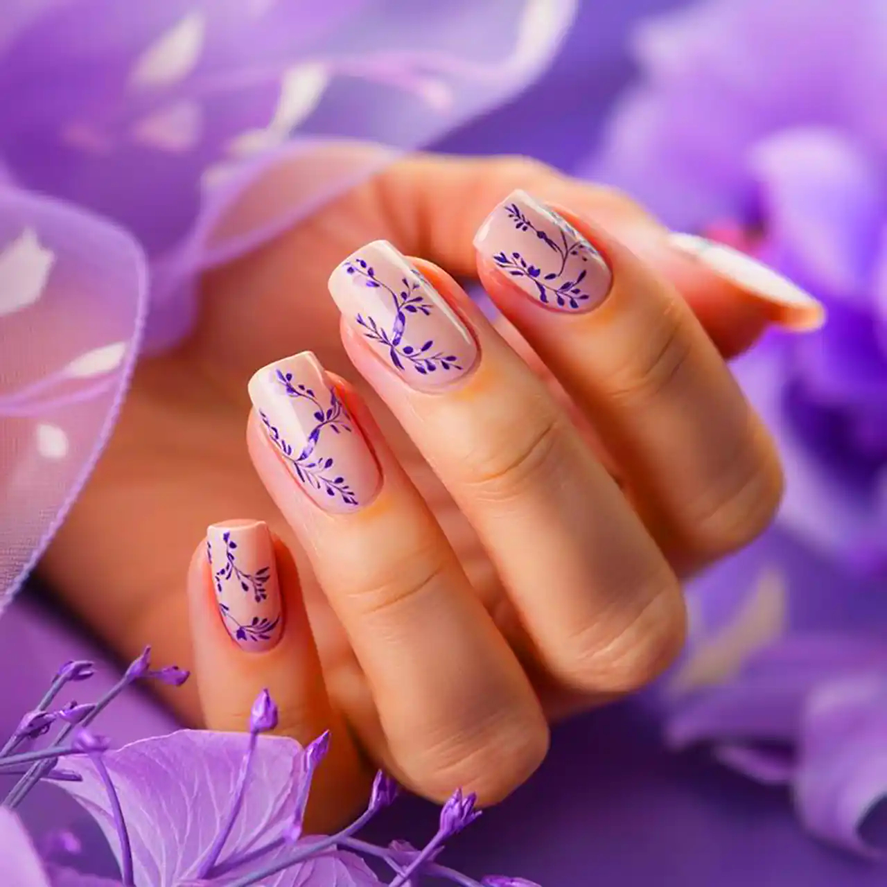 طرح ناخن گلگلی زیبا