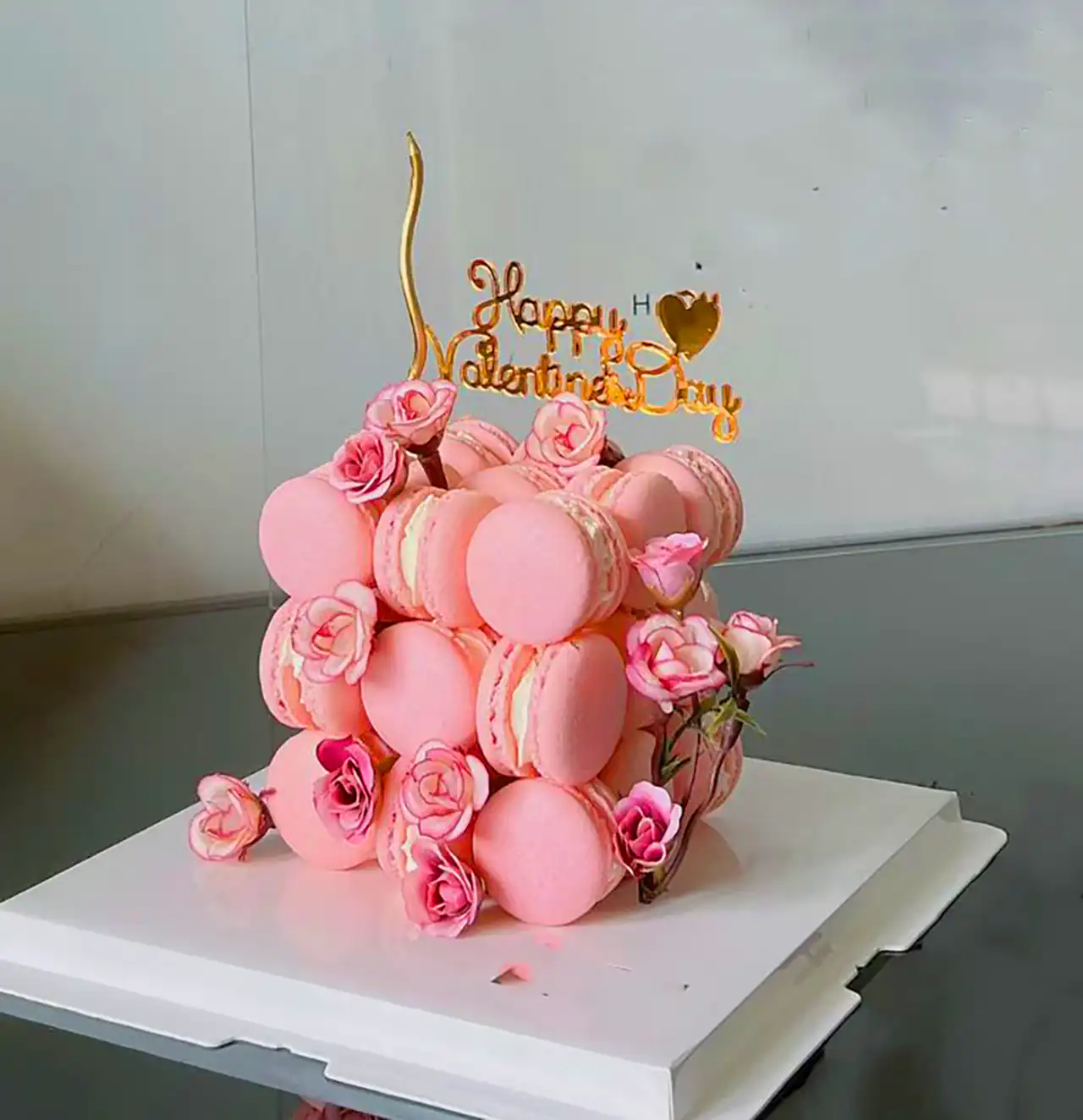 کیک تولد دخترانه صورتی