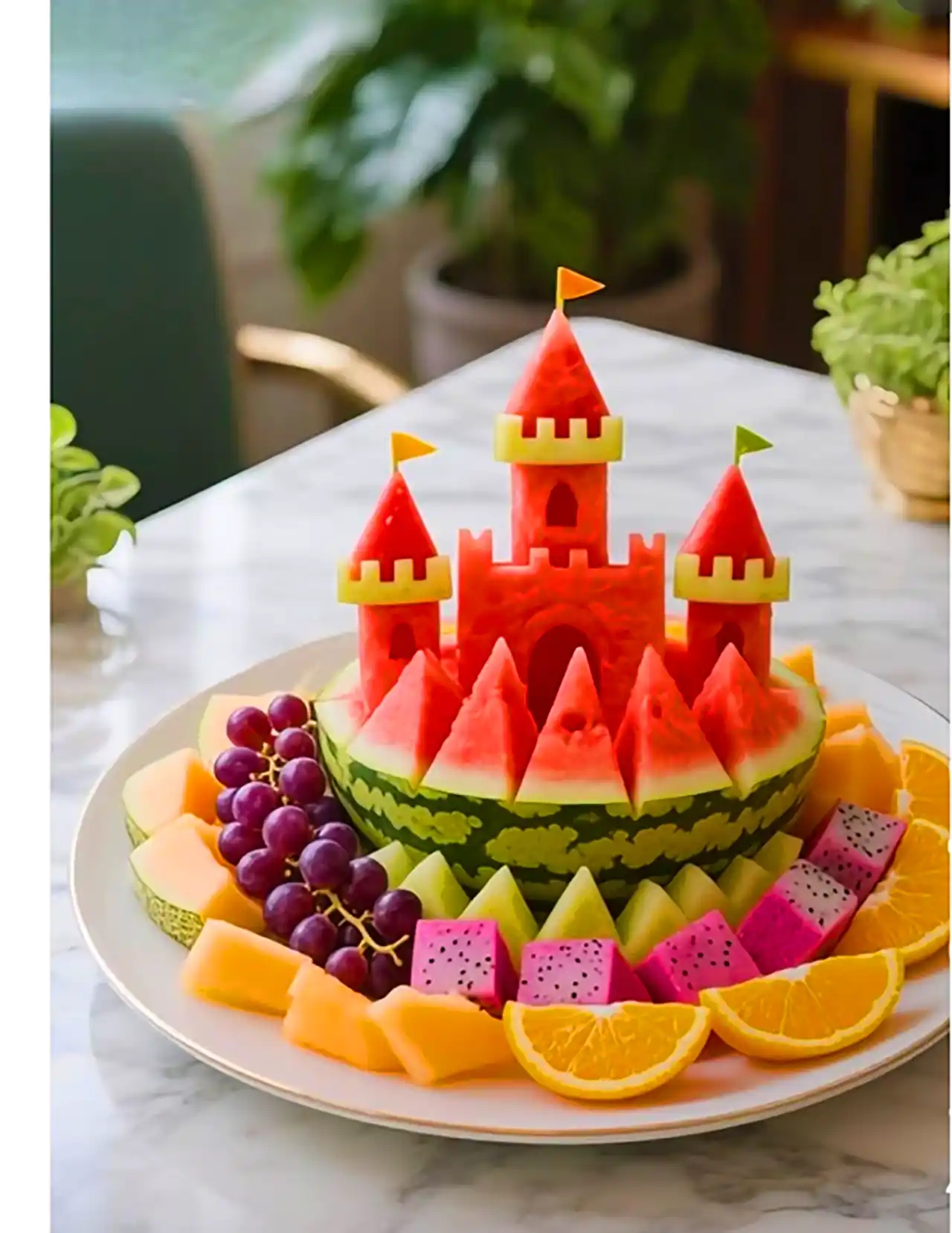 تزئین هندوانه شب چله 