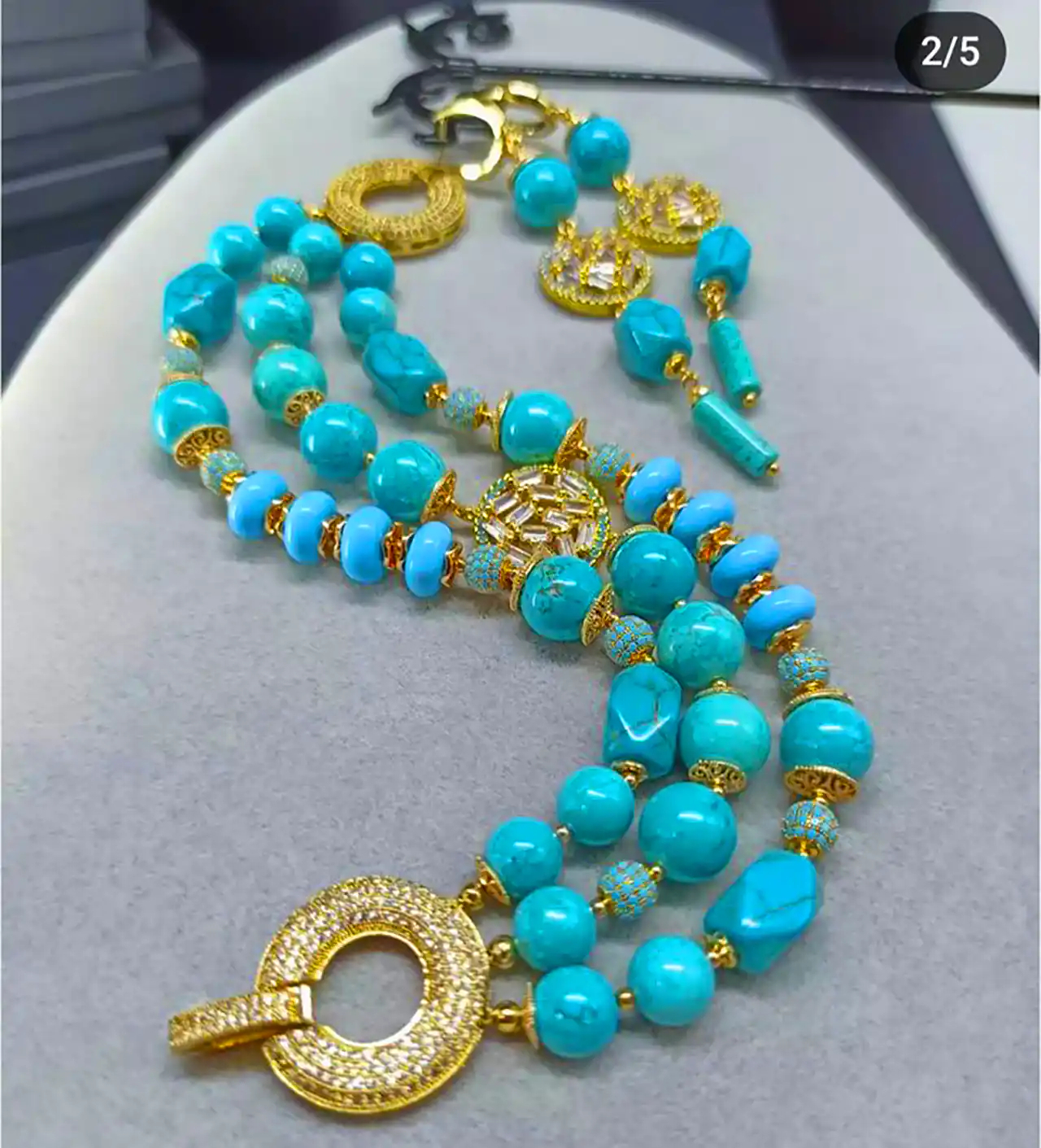 دستبند شیک فیروزه