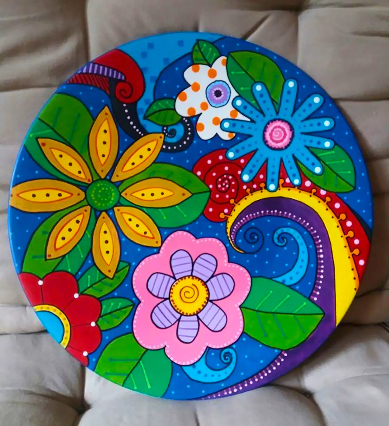 بشقاب دکوراتیو دستساز