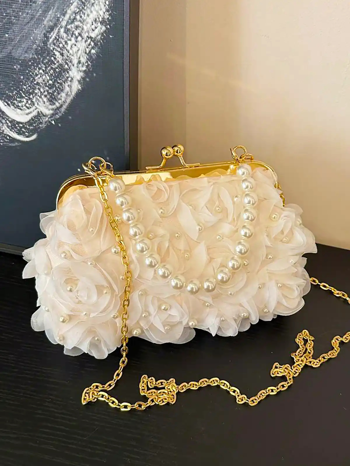 کیف سفید نوعروس