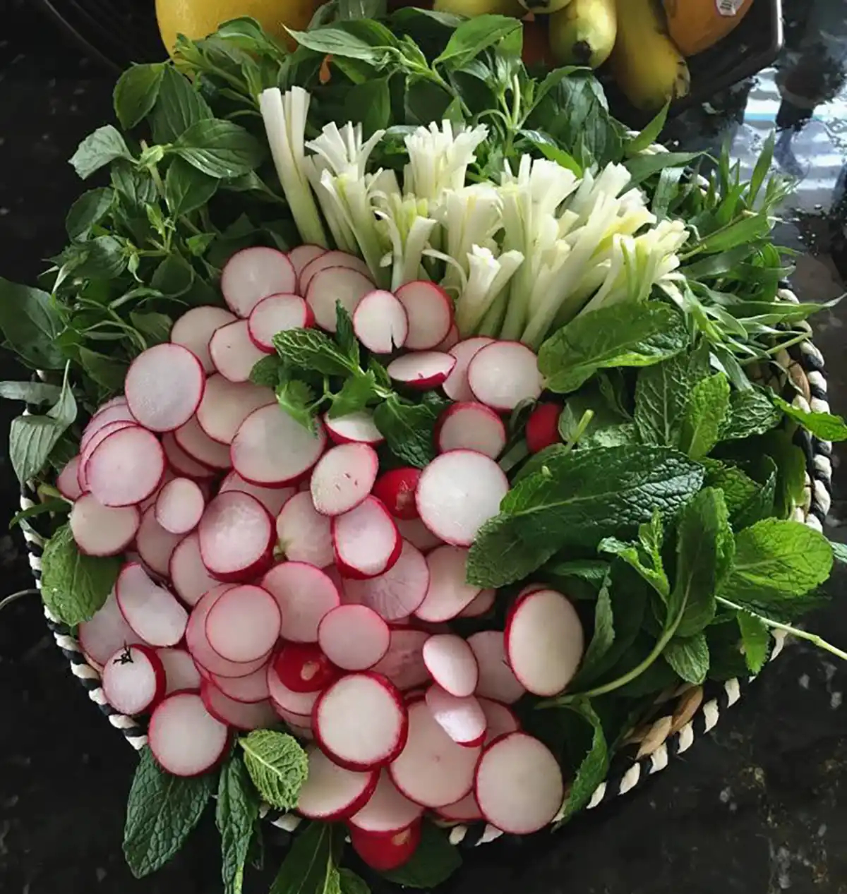 تزیین سبزی مجلسی
